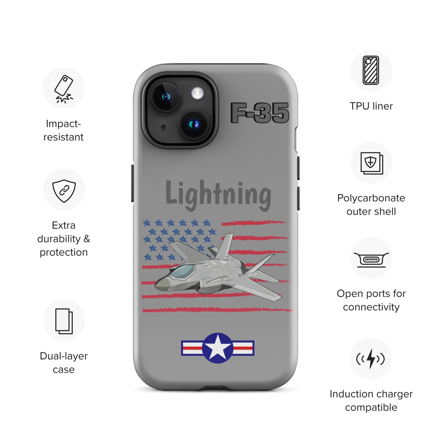 LightningStrike iPhone Case (Without Quotes)