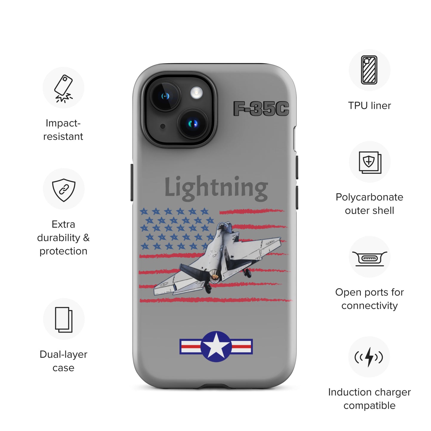 Wings Of Excellence iPhone Case (Without Quotes)