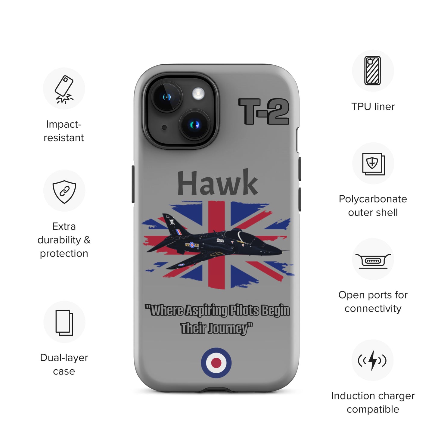 Hawk Patriot iPhone Case