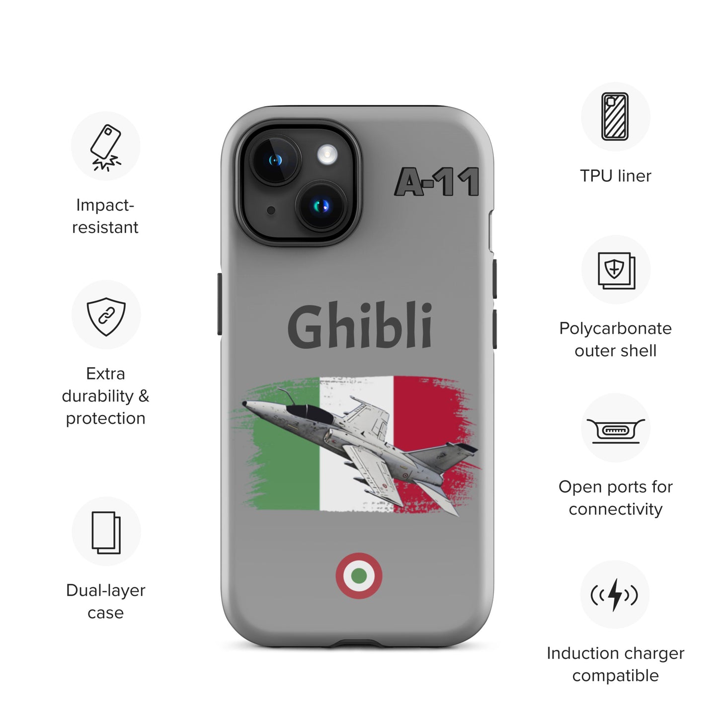 Ghibli Patriot iPhone Case (Without Quotes)