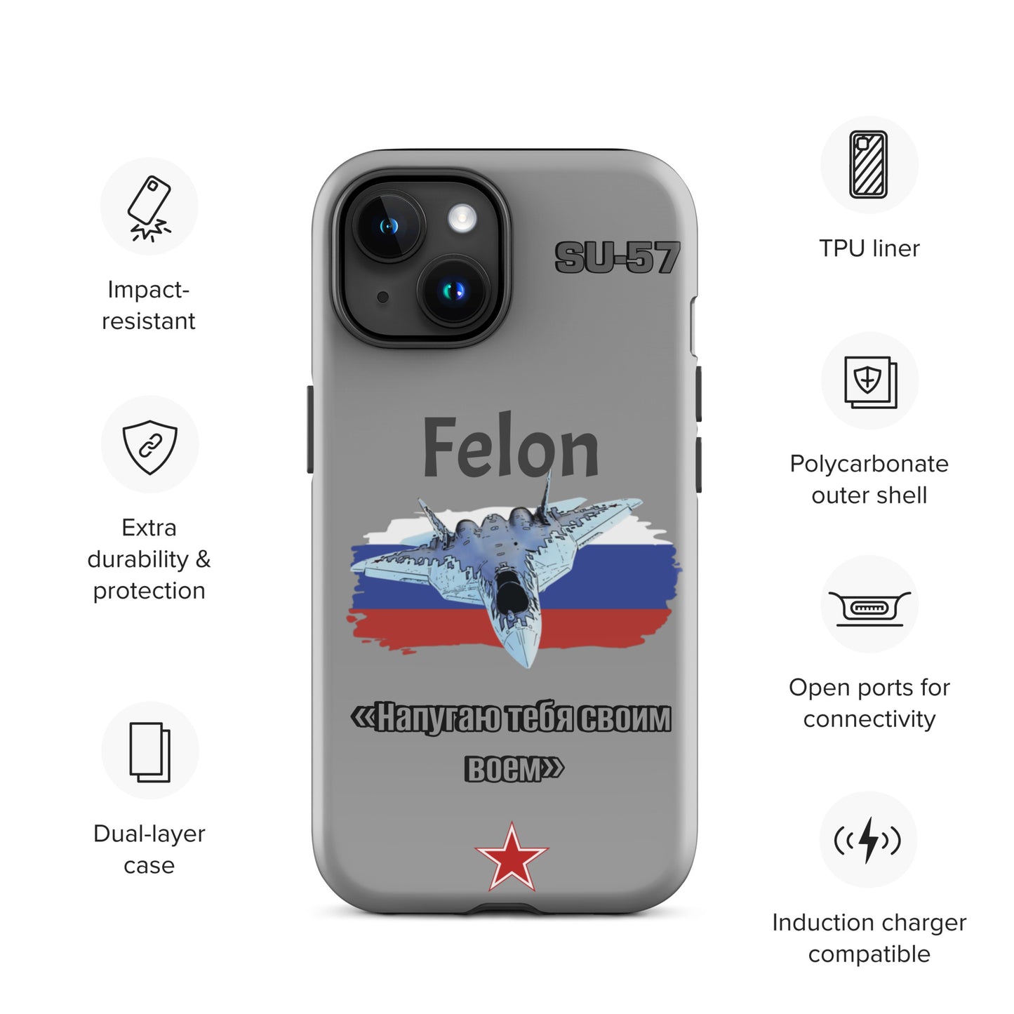 Felon Patriot iPhone Case