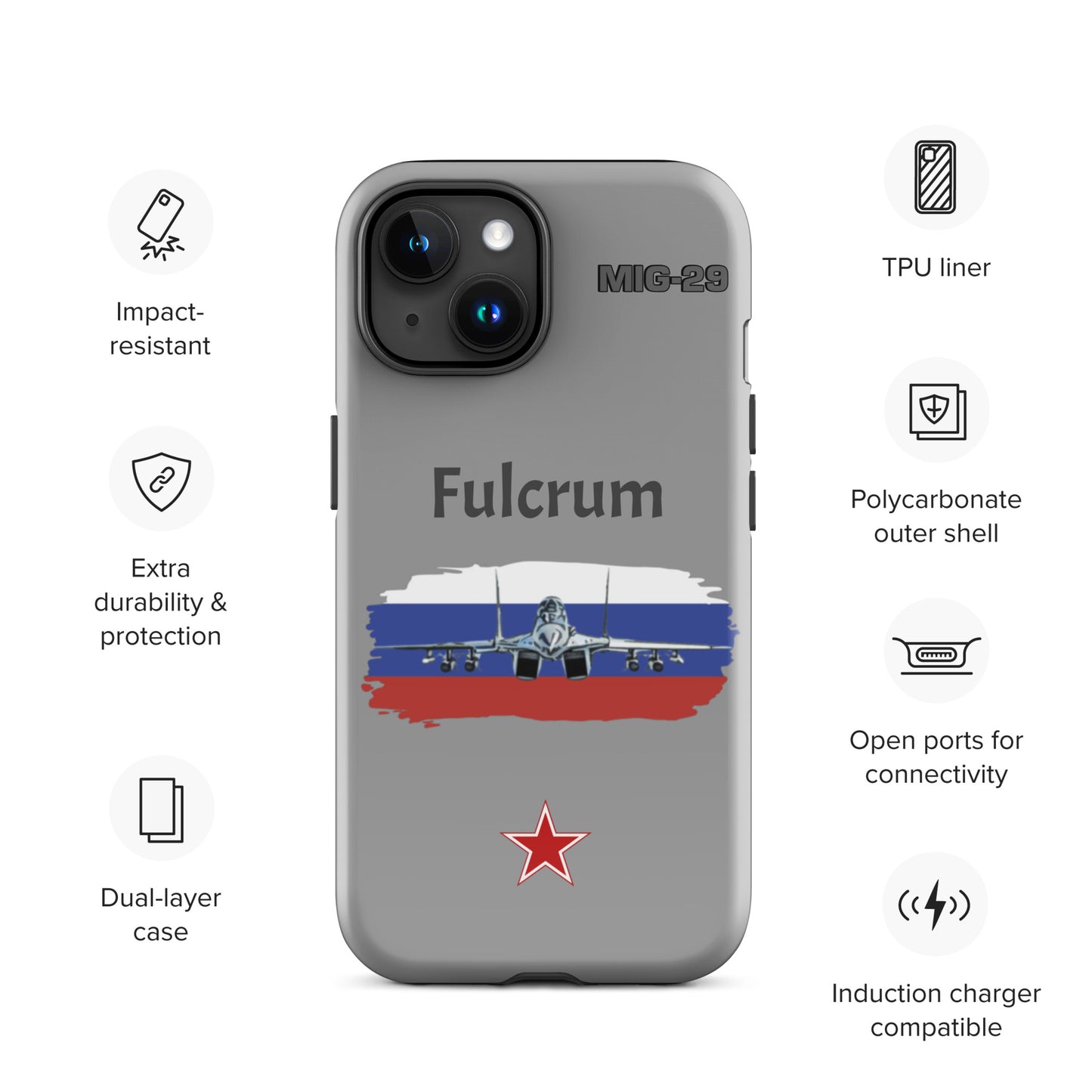 Fulcrum Patriot iPhone Case (Without Quotes)
