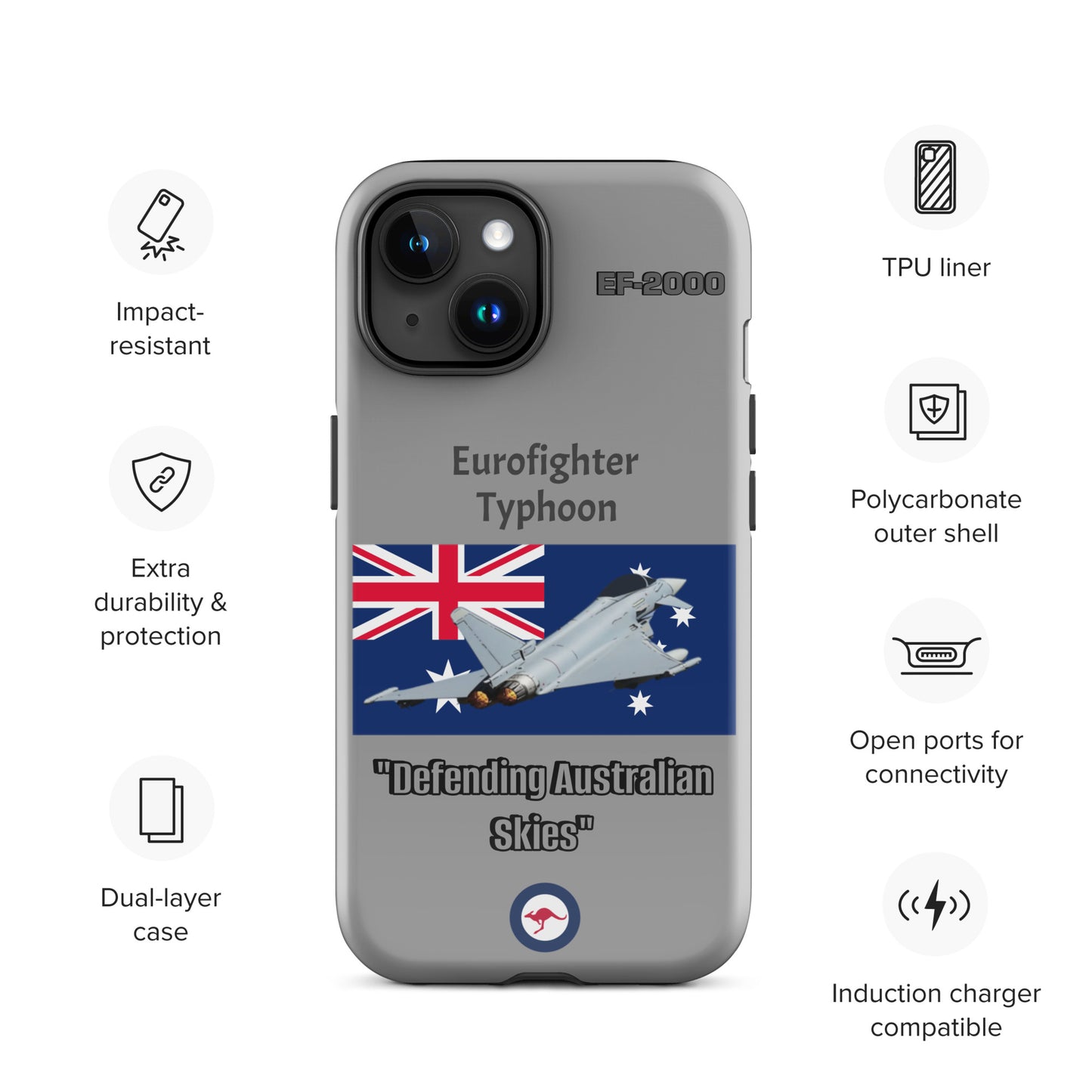 Australian Typhoon Patriot iPhone Case