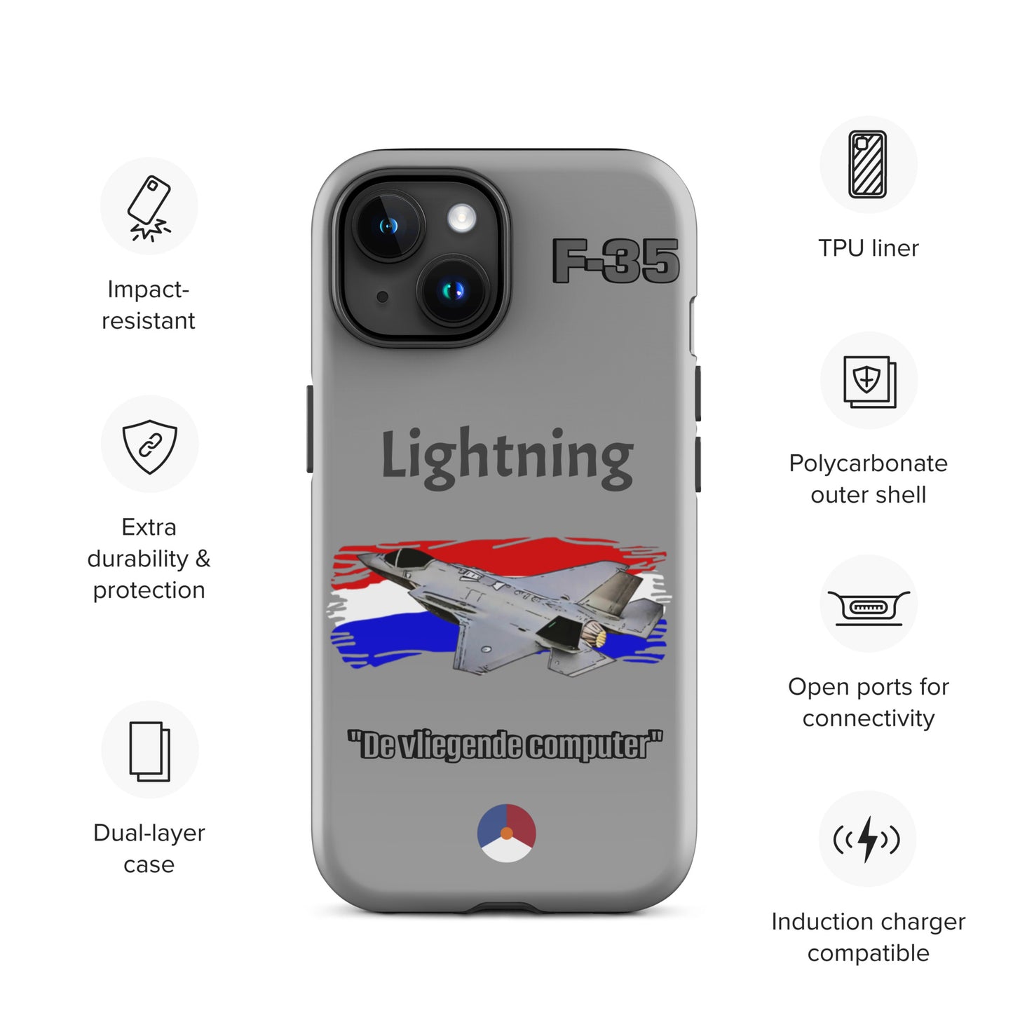 Dutch Lightning Patriot iPhone Case
