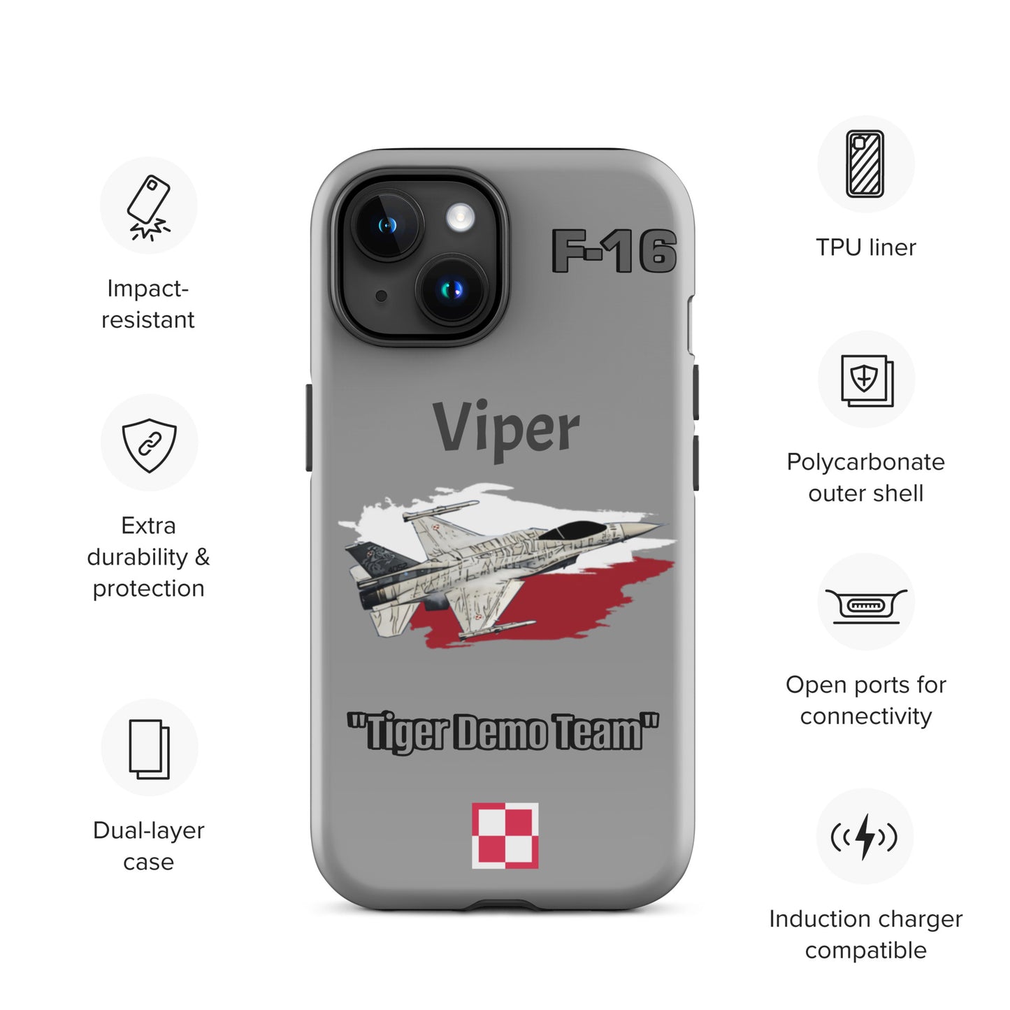 Poland Tiger Demo Team iPhone Case