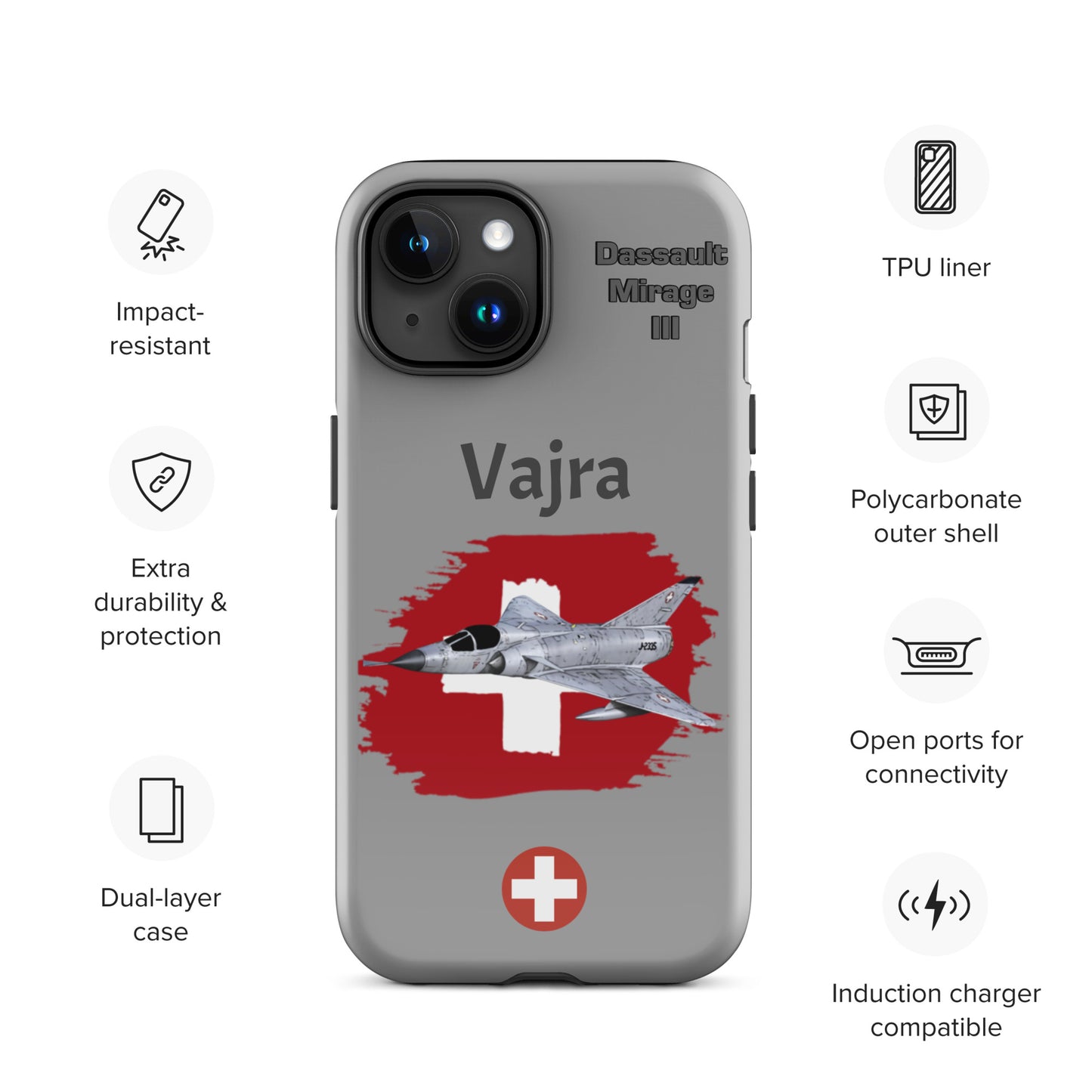 Swiss Mirage Patriot iPhone Case