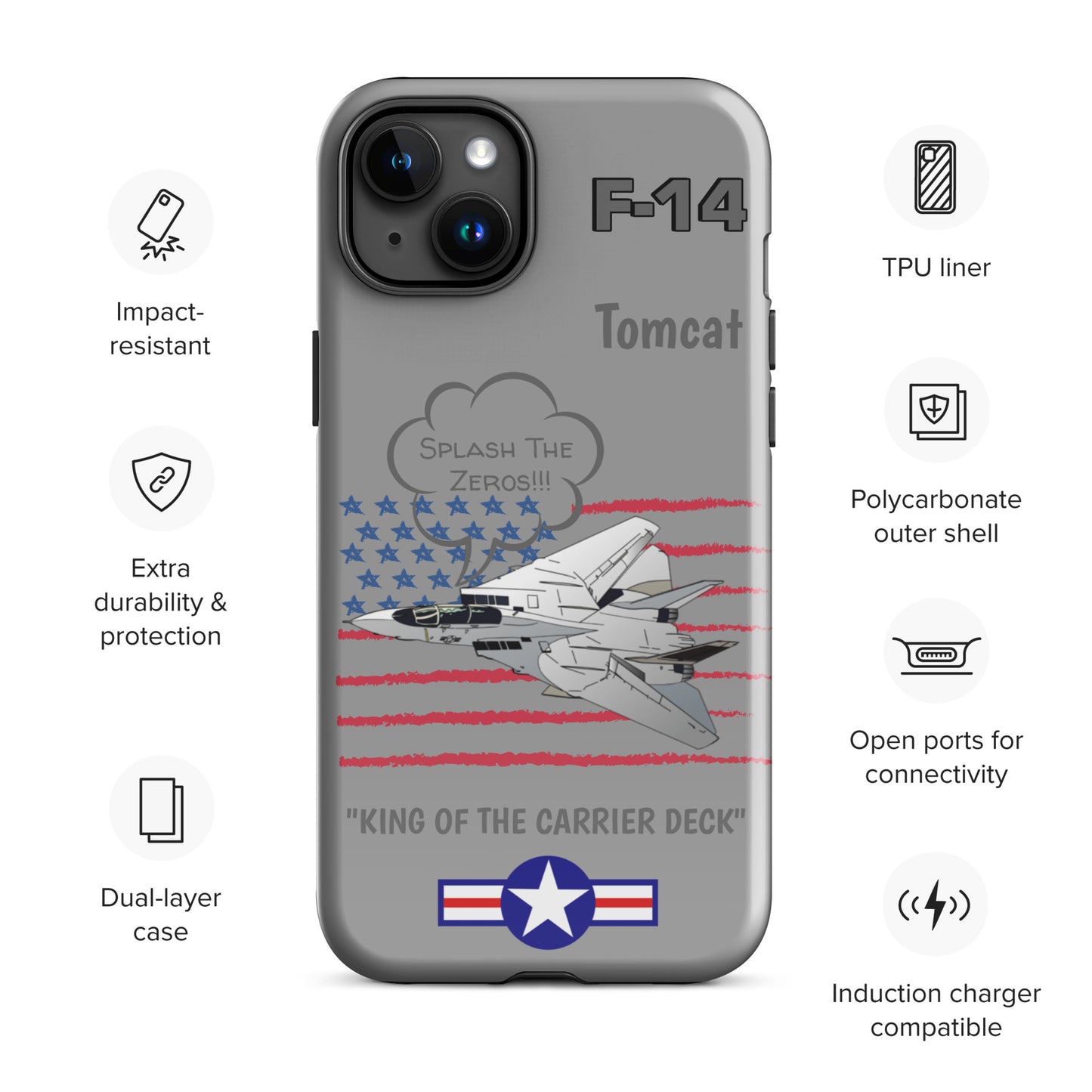 Patriot Tomcat iPhone Case