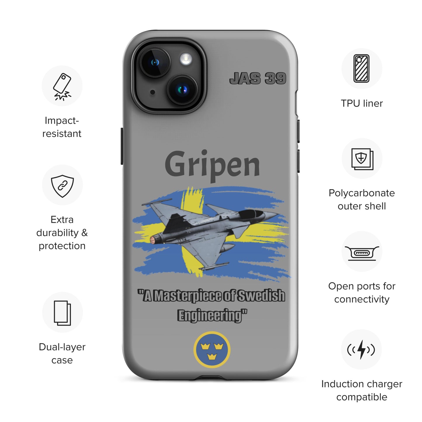 Gripen Patriot iPhone Case