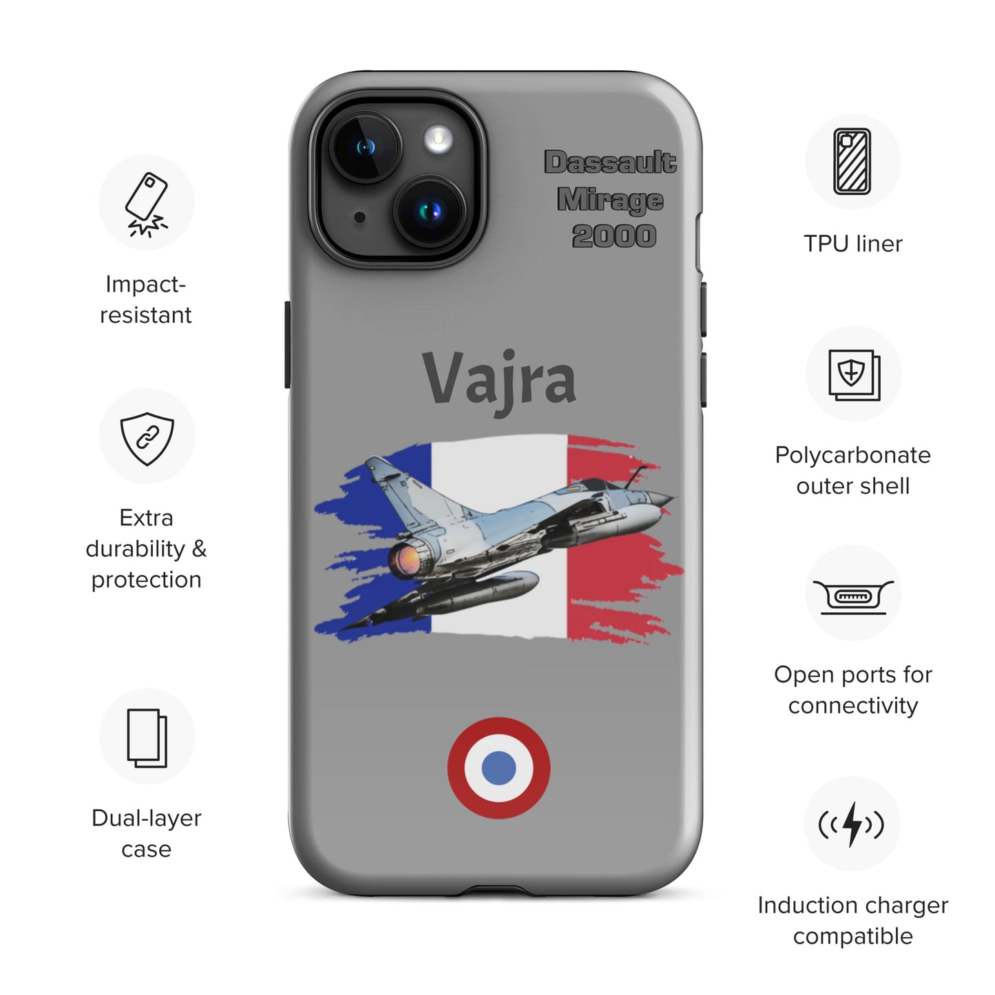 Mirage Patriot iPhone Case (Without Quotes)