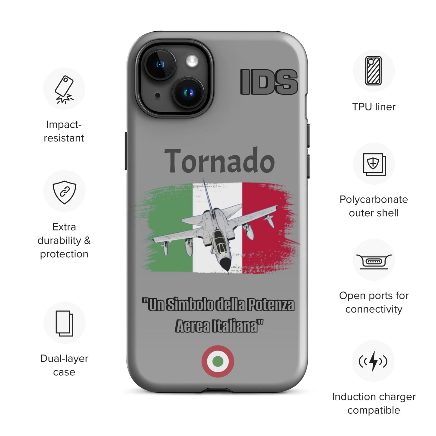 Italian Tornado Patriot iPhone Case