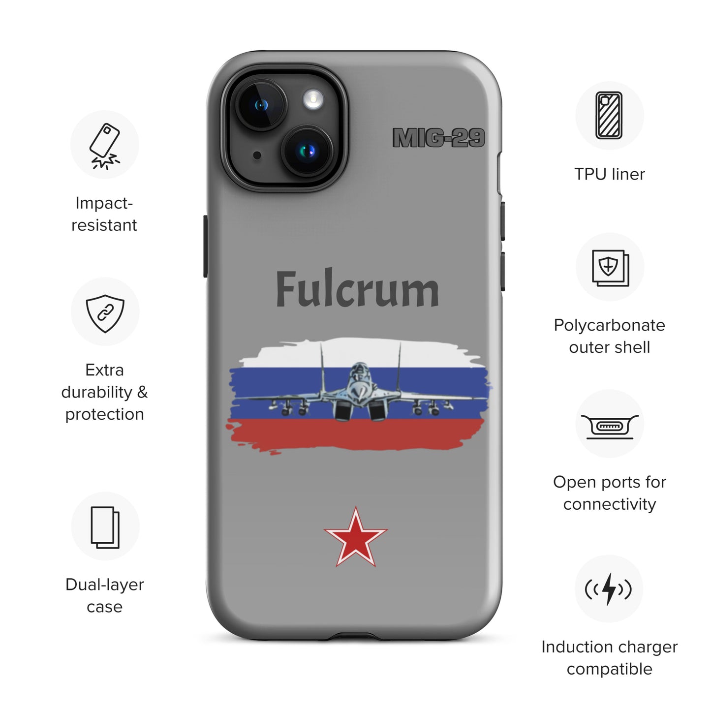 Fulcrum Patriot iPhone Case (Without Quotes)