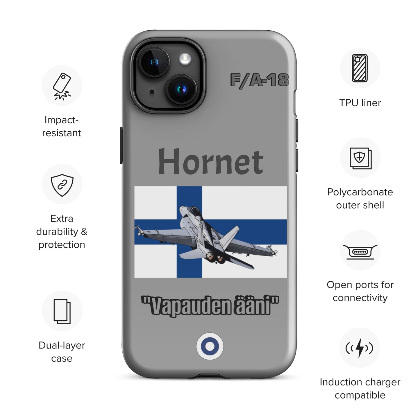 Finnish Hornet Patriot iPhone Case