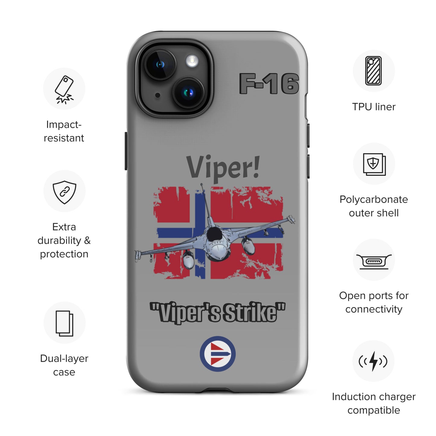 Norwegian Viper Patriot iPhone Case