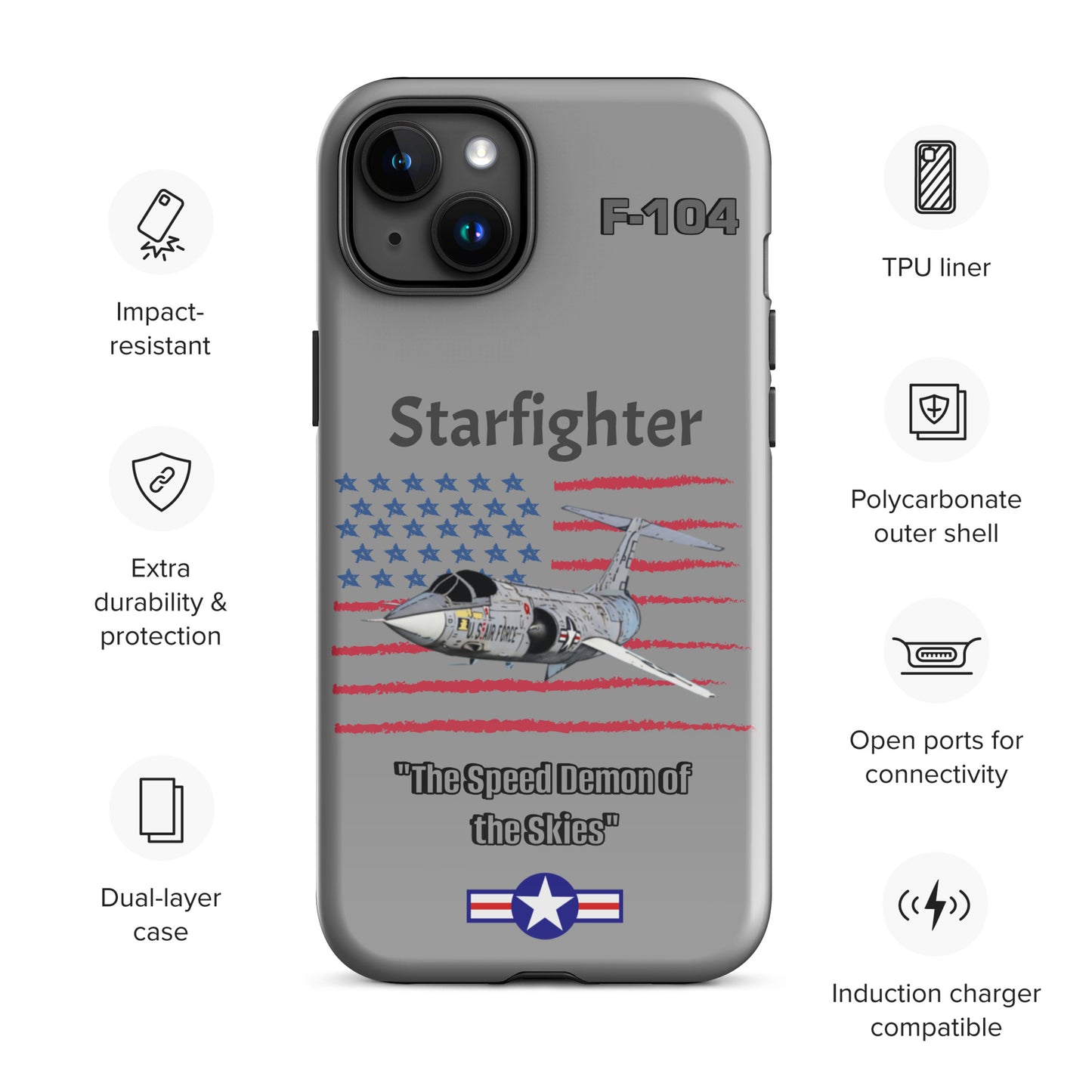 Starfighter Patriot iPhone Case