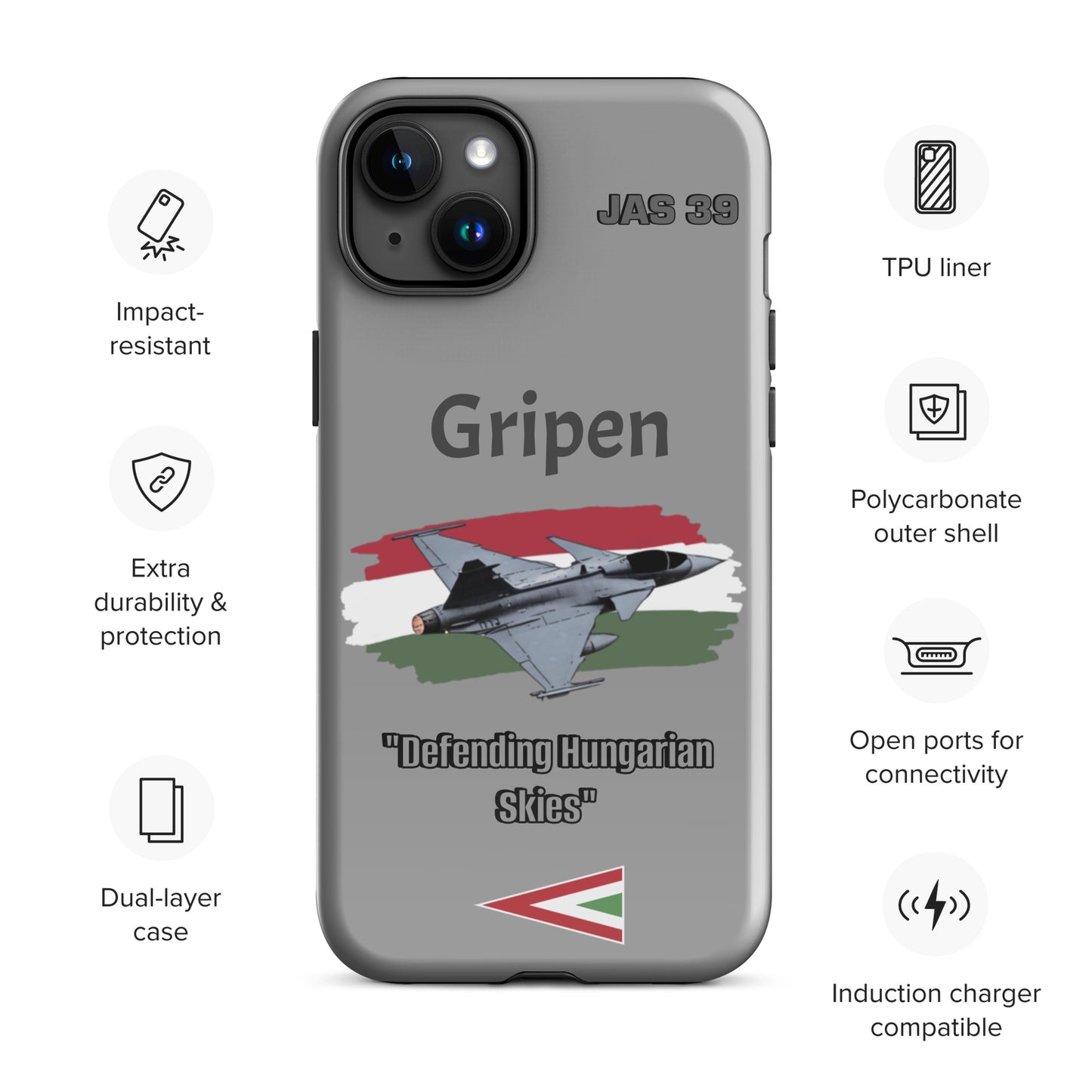 Hungarian Gripen Patriot iPhone Case