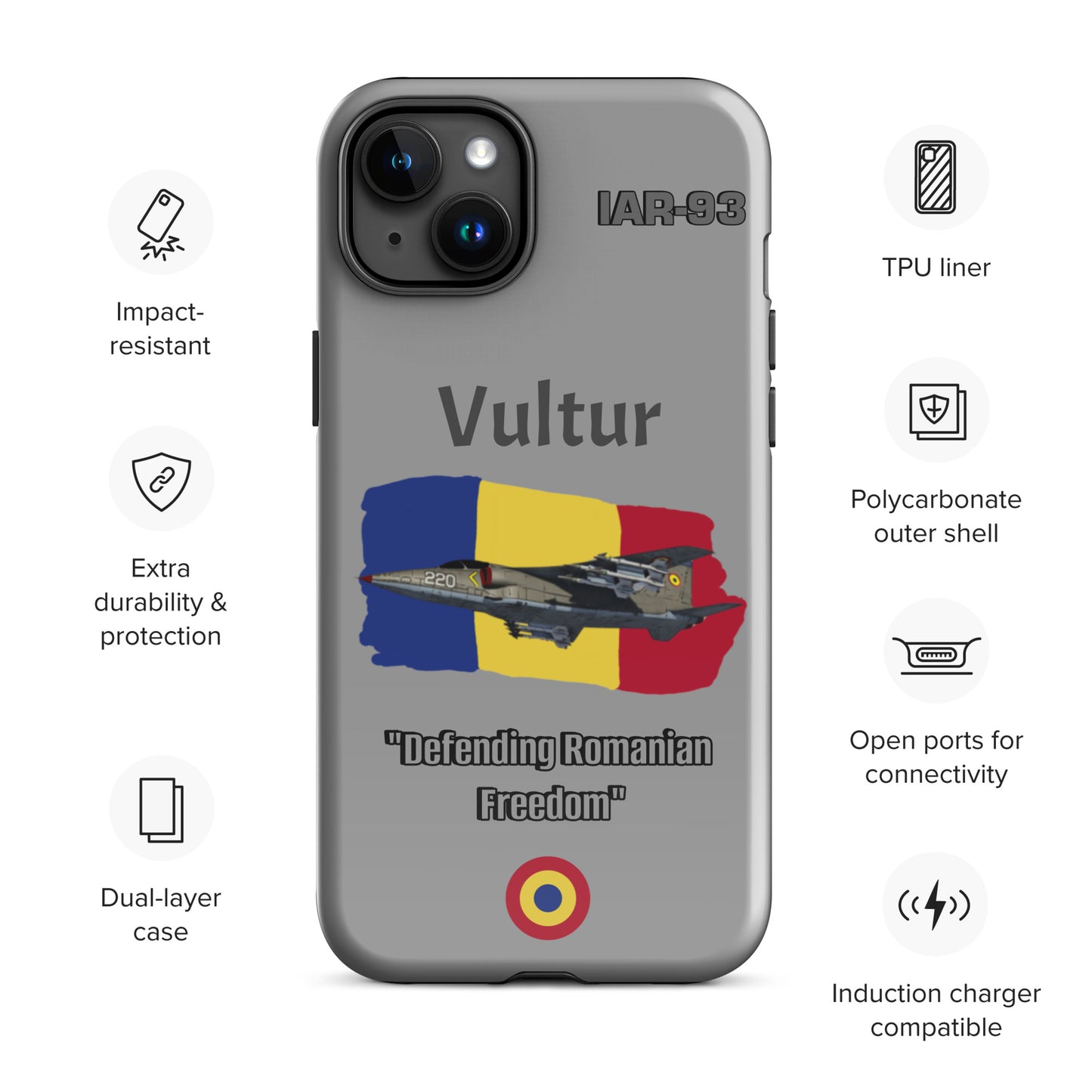 Vultur Patriot iPhone Case