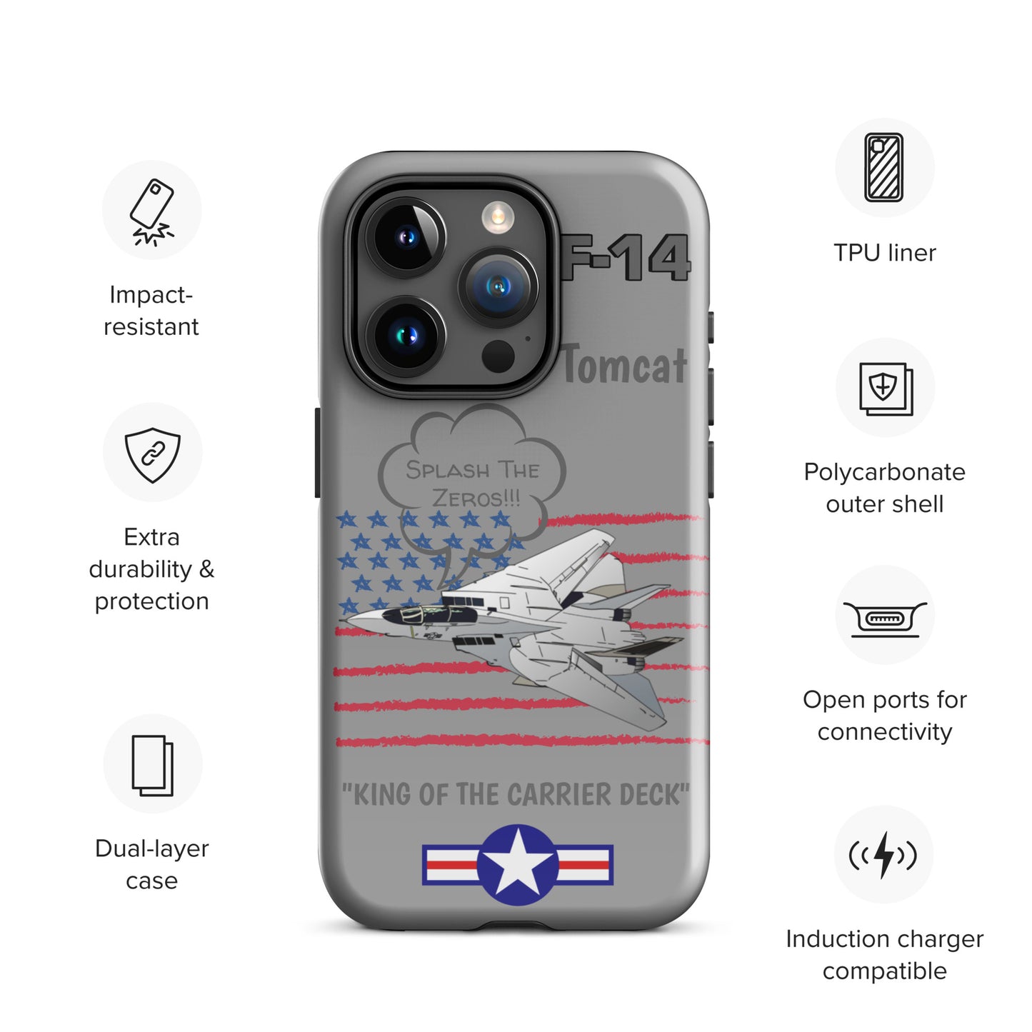 Patriot Tomcat iPhone Case