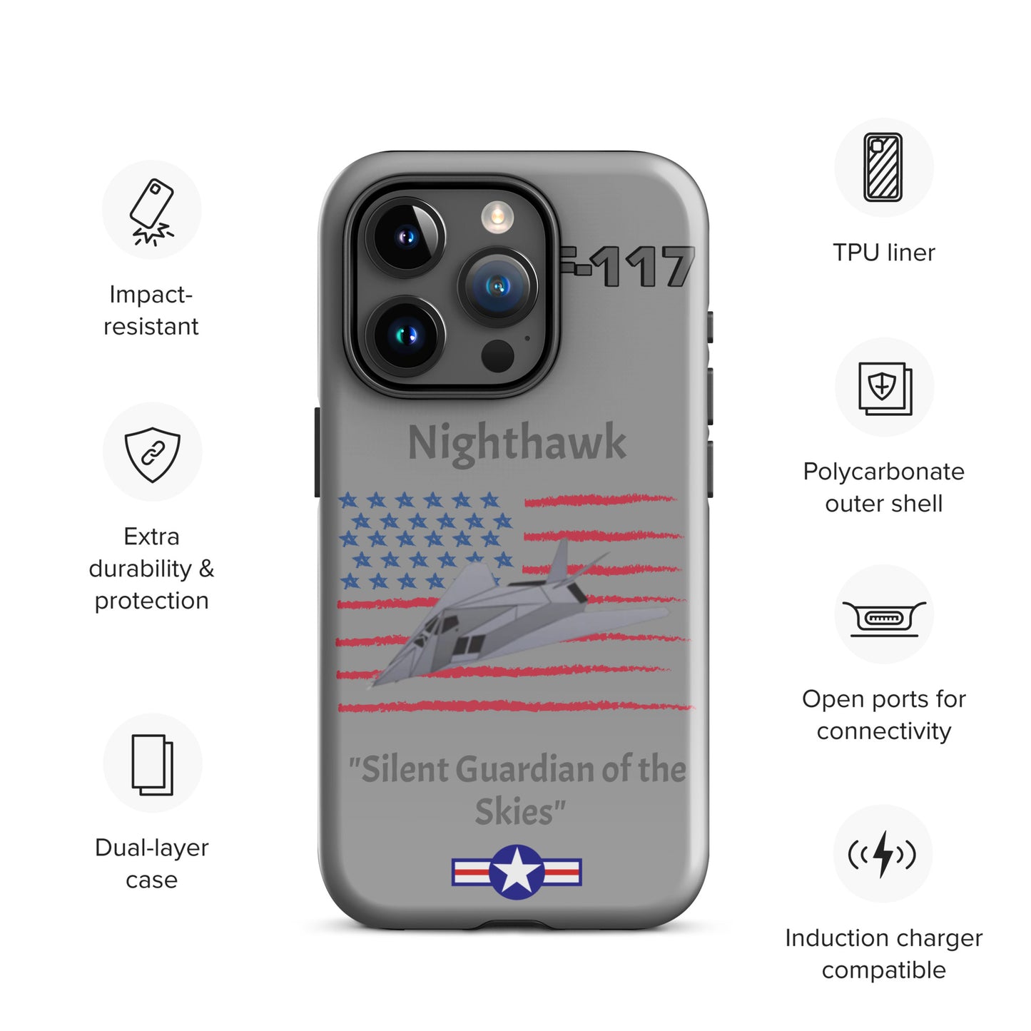 Nighthawk Patriot iPhone Case