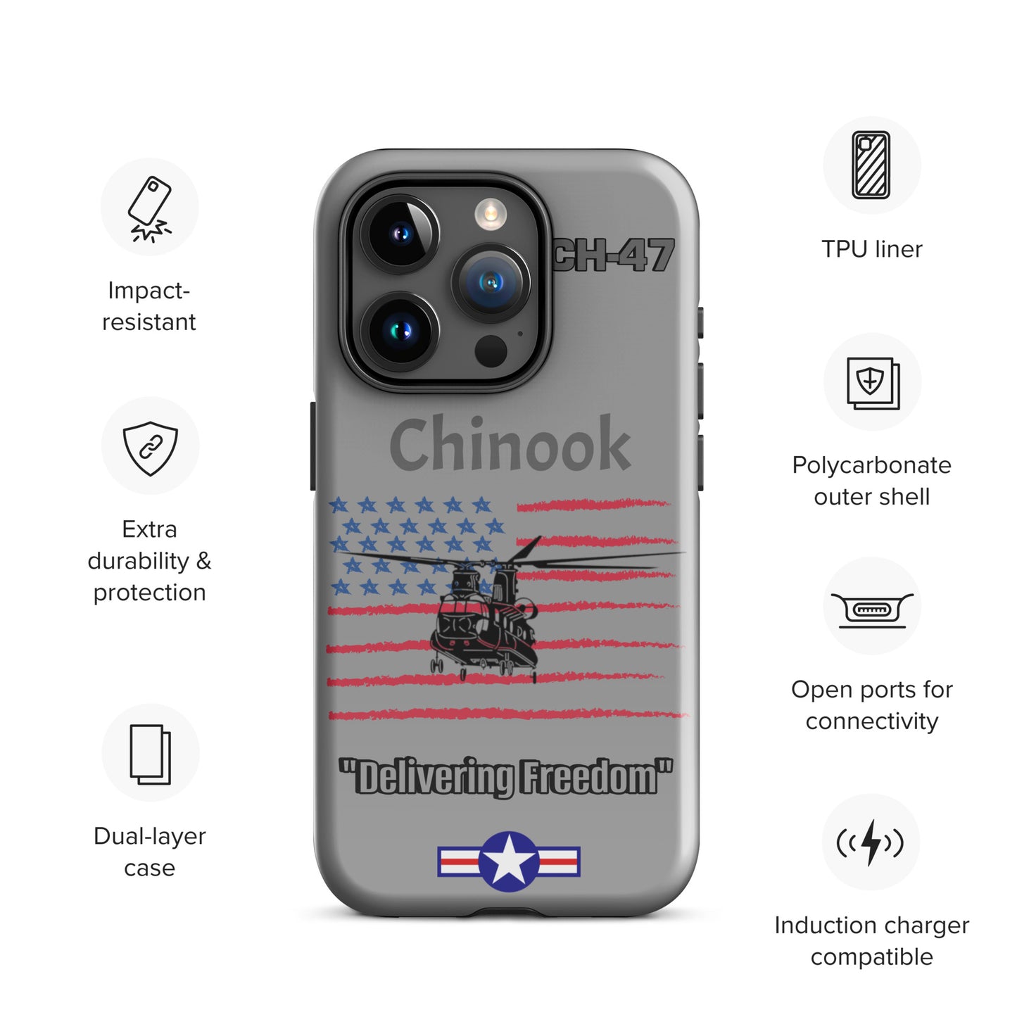 Chinook Patriot iPhone Case
