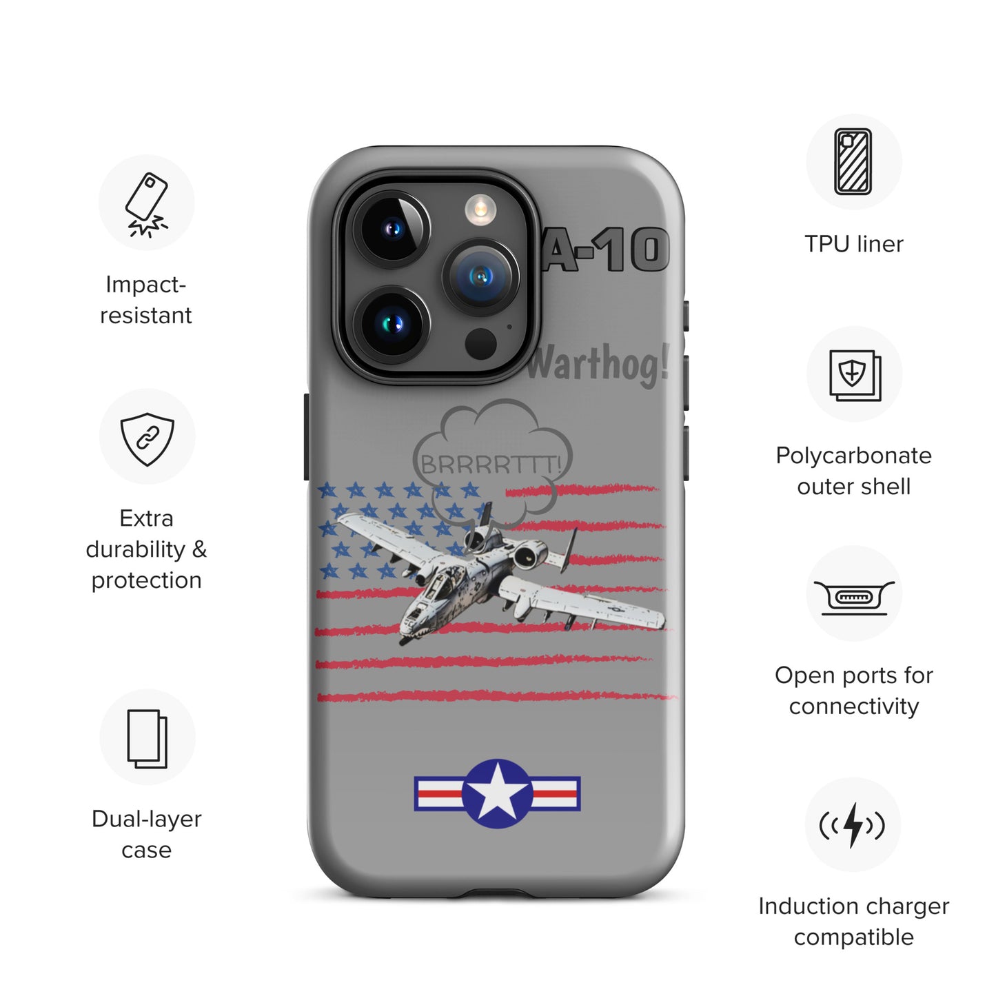 PatriotWarthog iPhone Case (Without Quotes)
