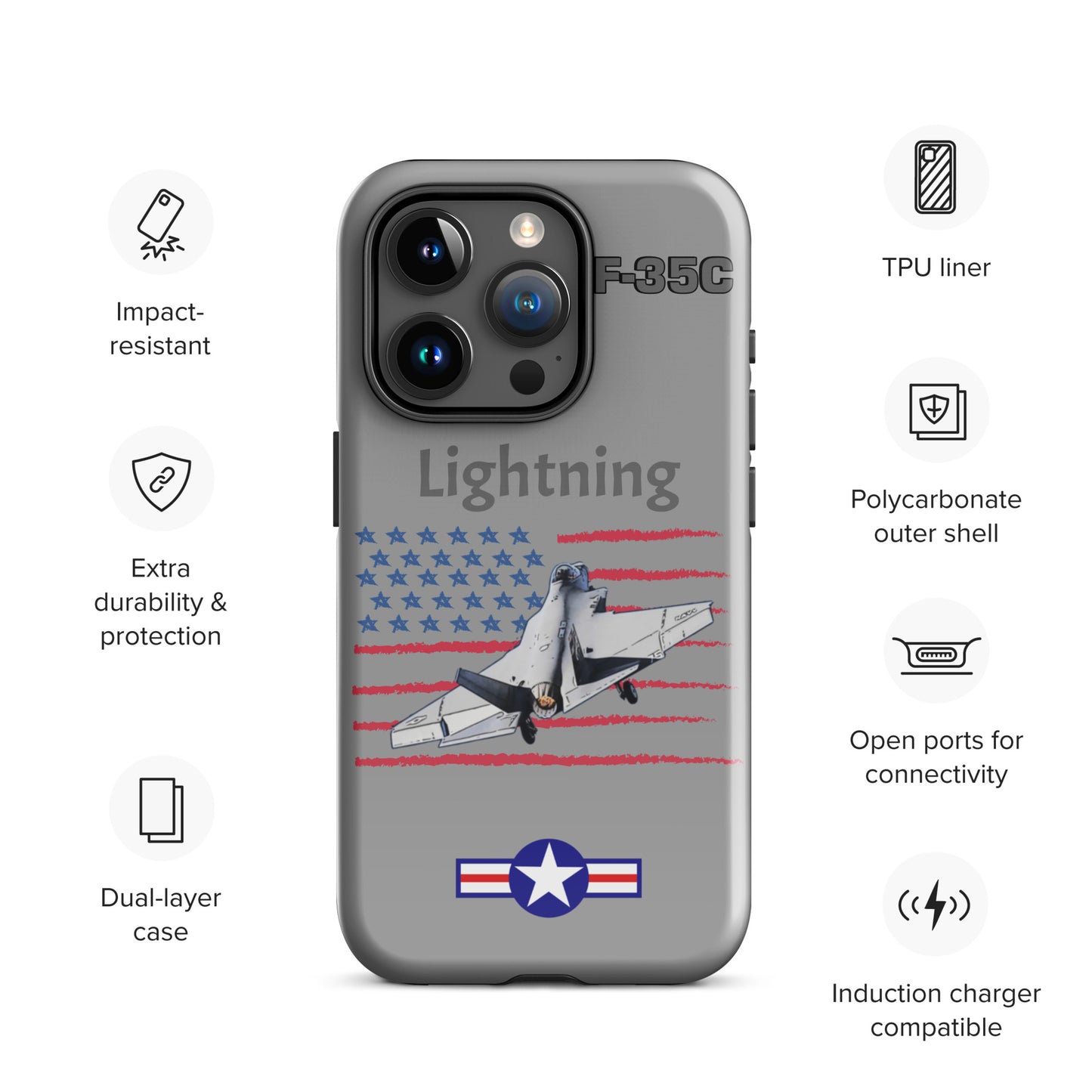 Wings Of Excellence iPhone Case (Without Quotes)