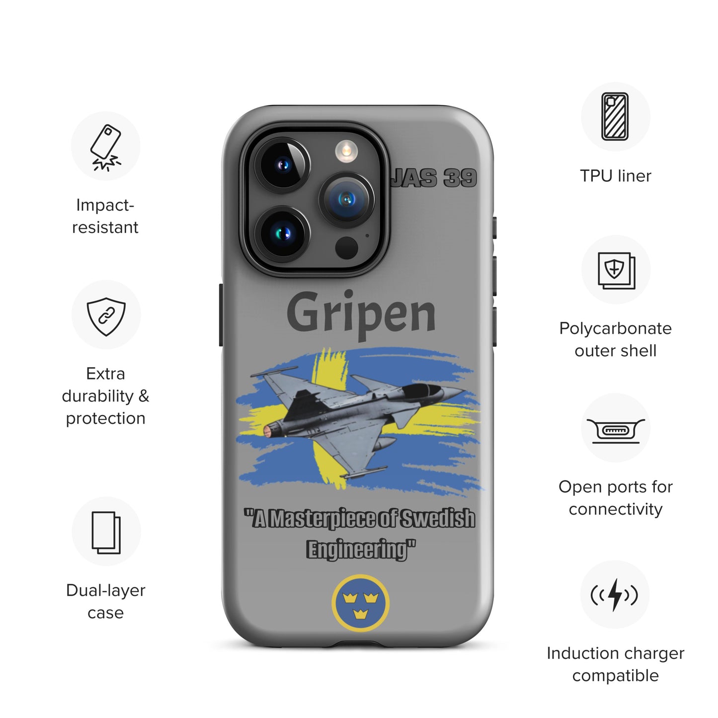Gripen Patriot iPhone Case