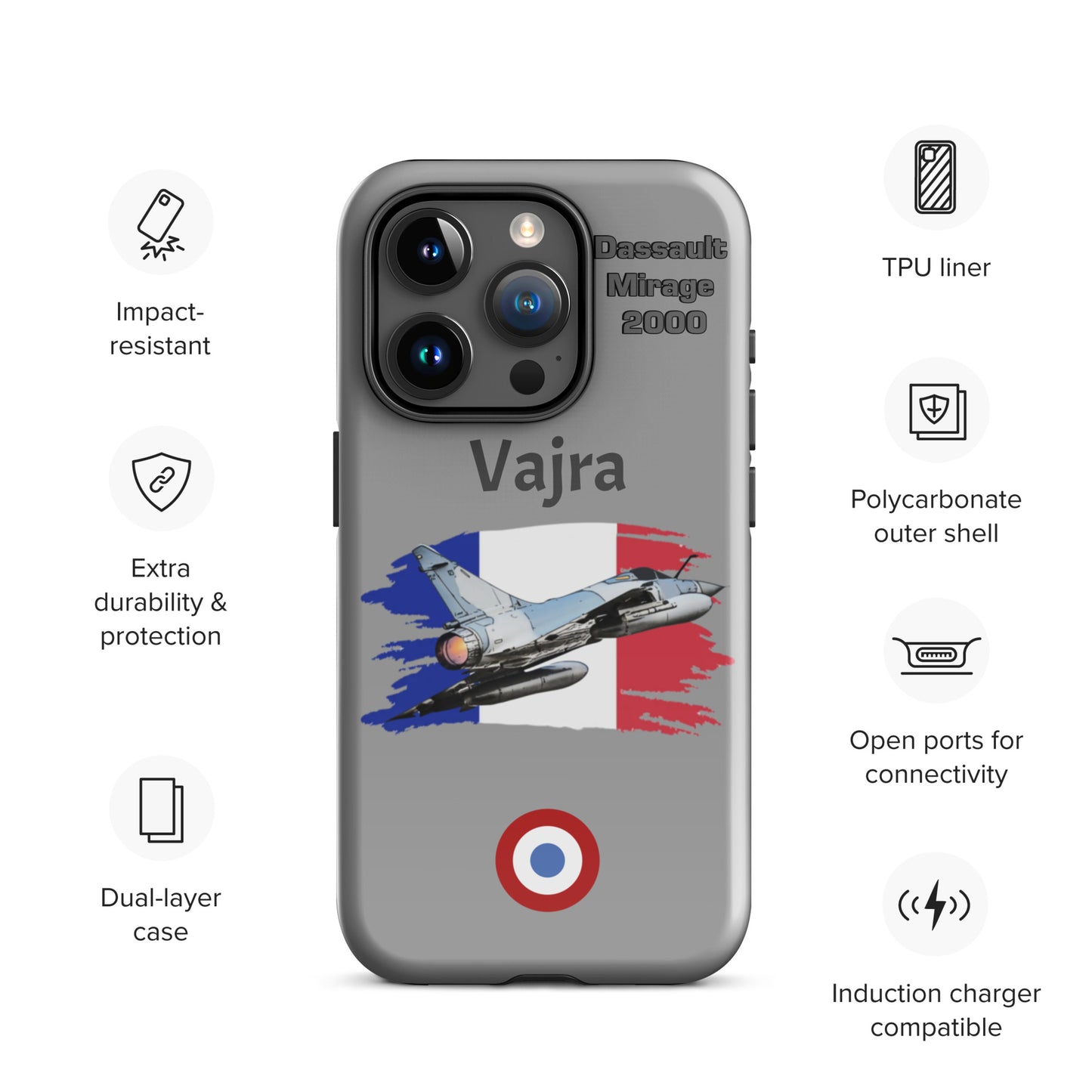 Mirage Patriot iPhone Case (Without Quotes)