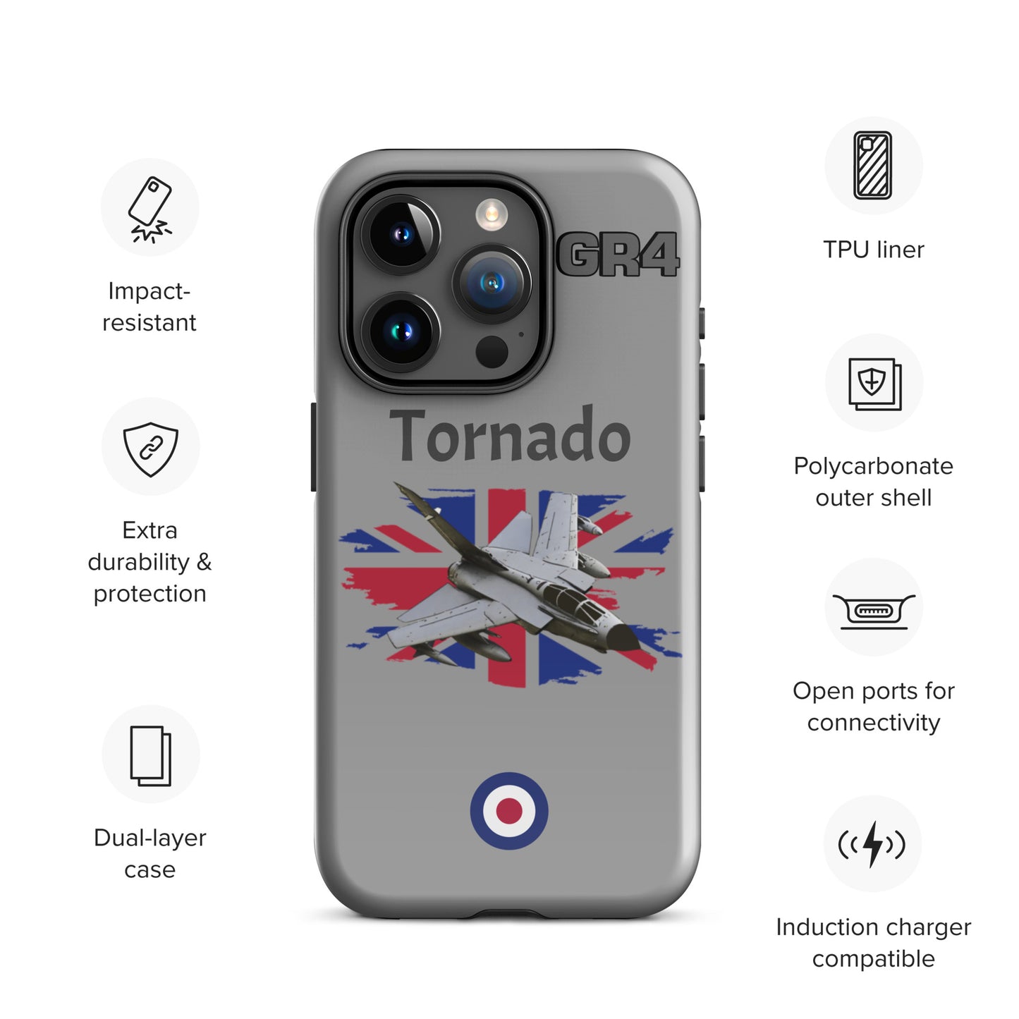 British Tornado Patriot iPhone Case (Without Quotes)