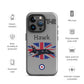 Hawk Patriot iPhone Case (Without Quotes)