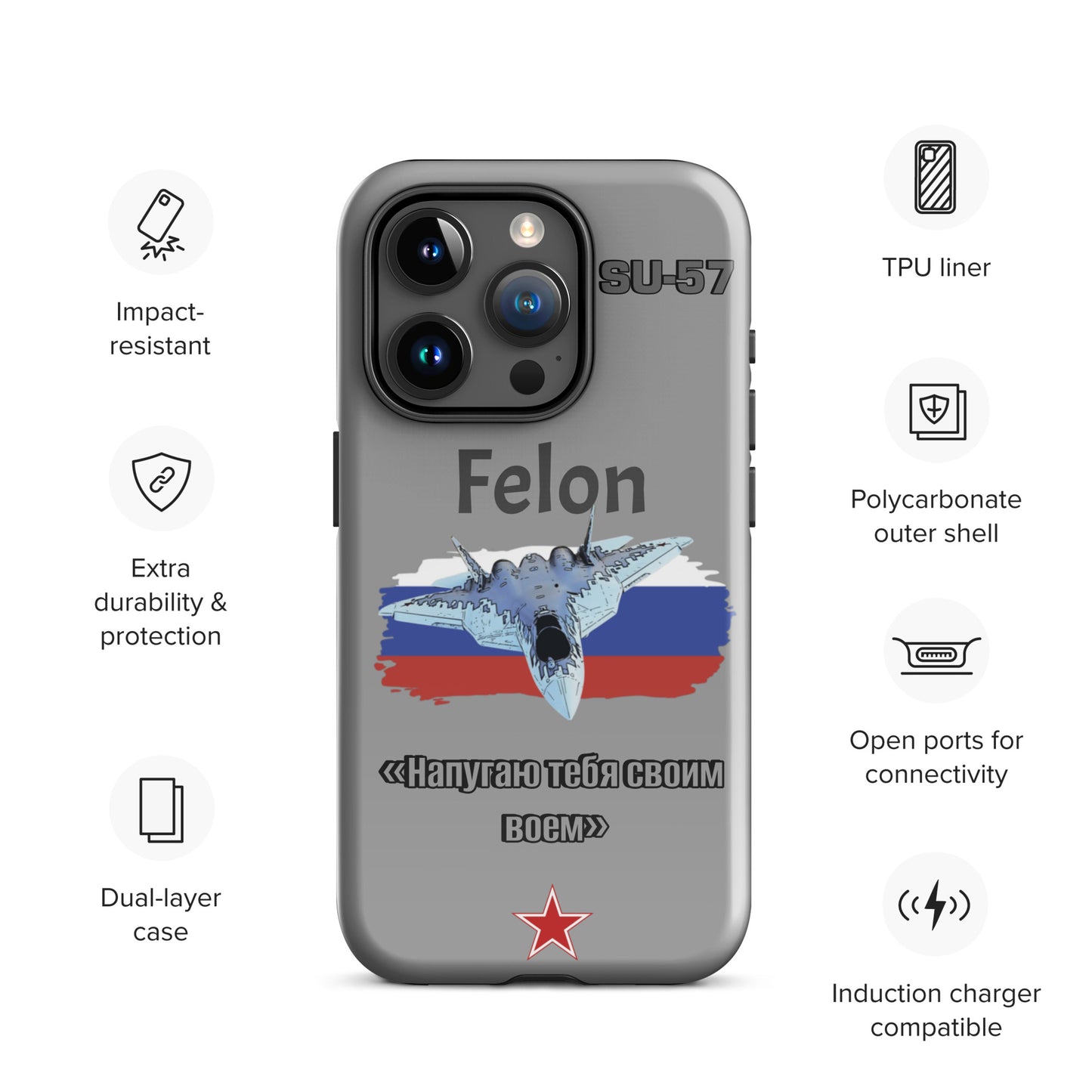 Felon Patriot iPhone Case