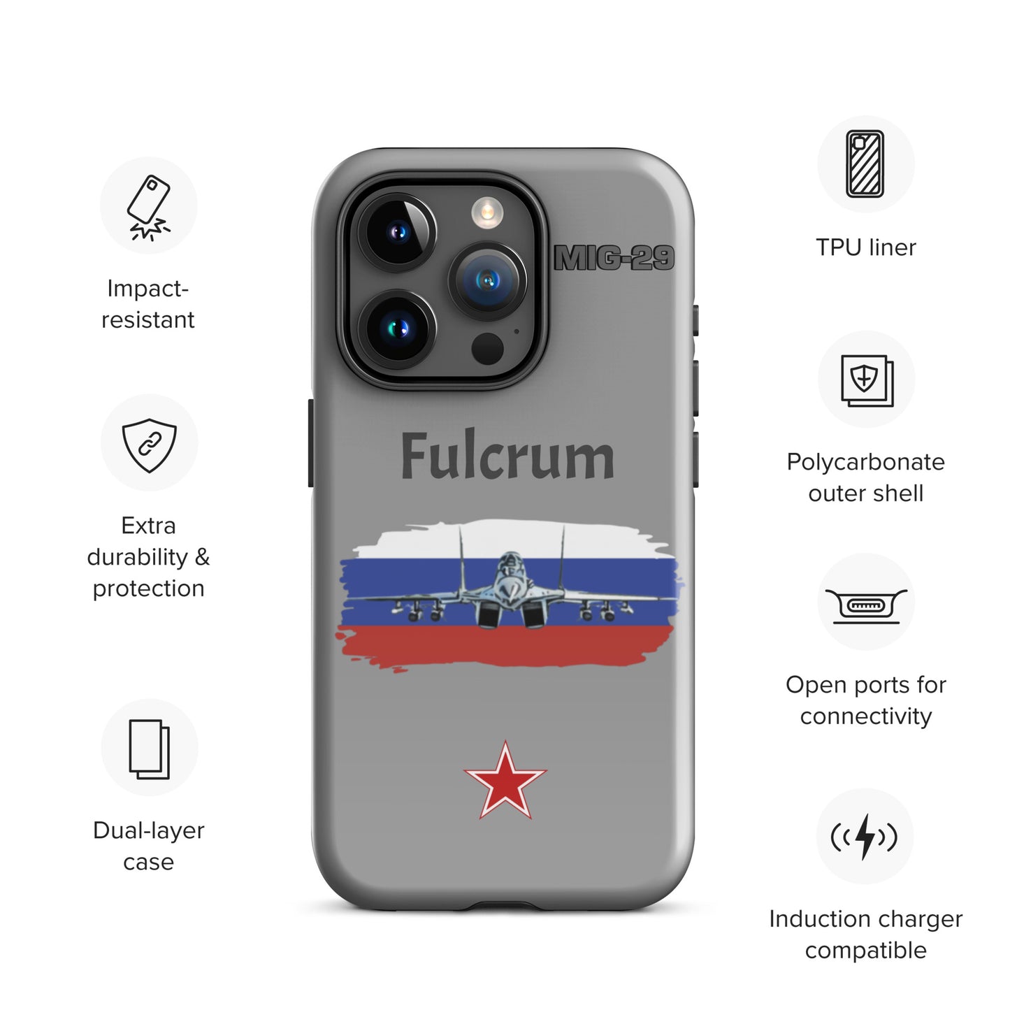 Fulcrum Patriot iPhone Case (Without Quotes)
