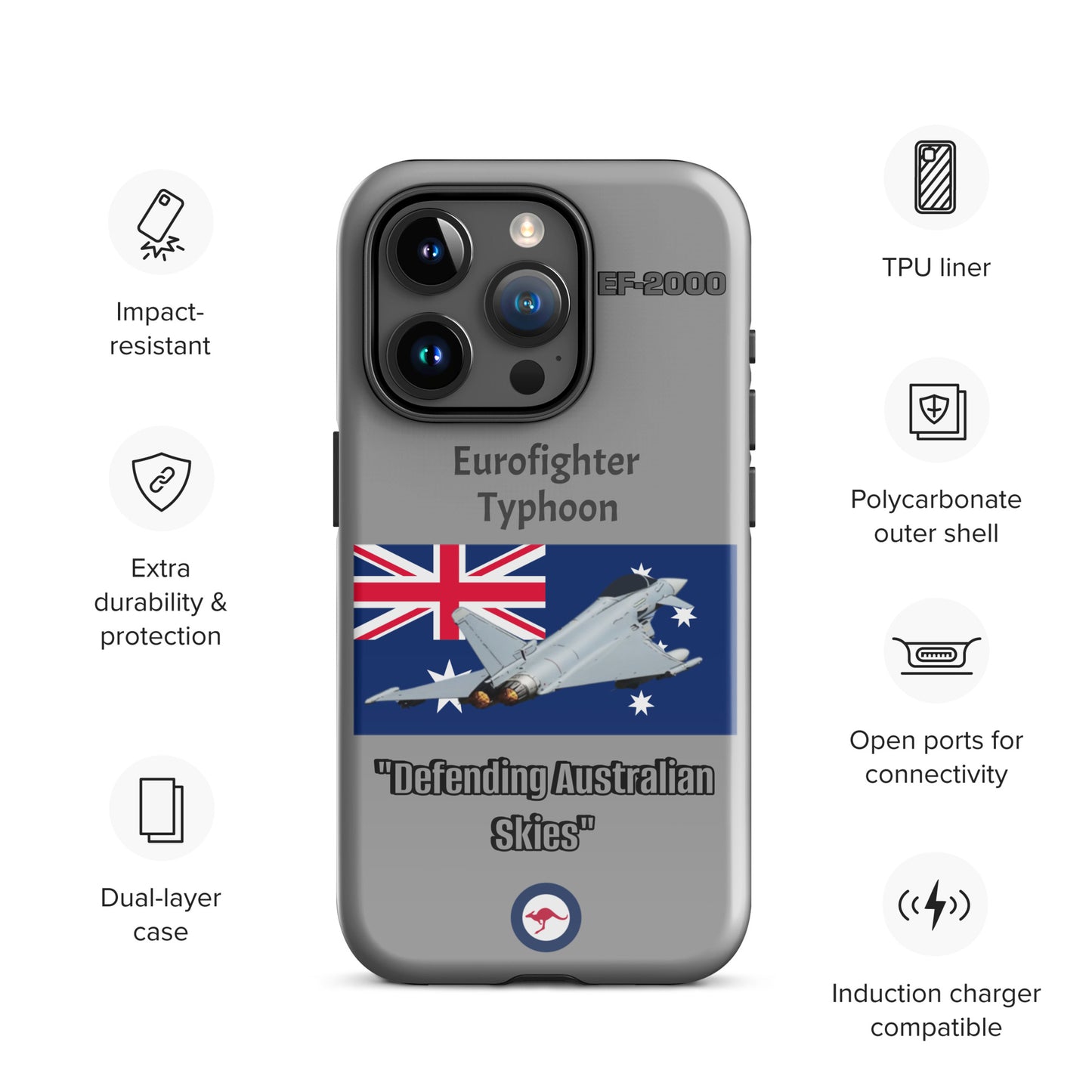Australian Typhoon Patriot iPhone Case