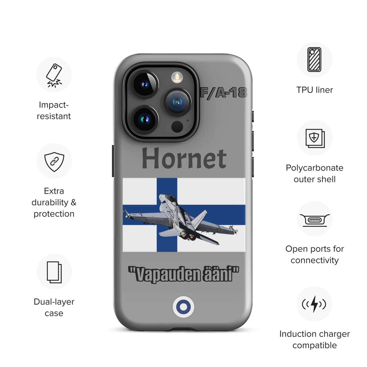 Finnish Hornet Patriot iPhone Case