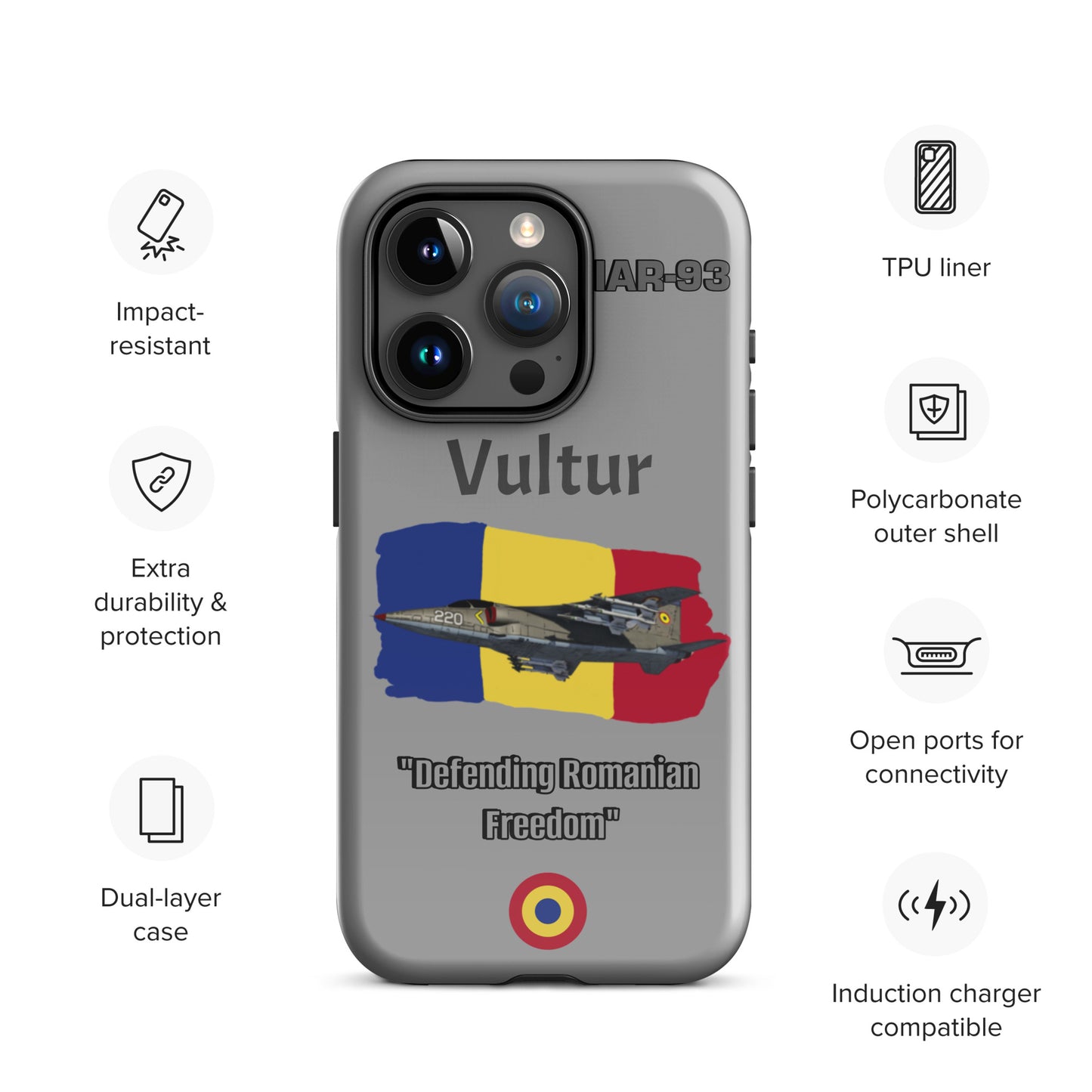 Vultur Patriot iPhone Case