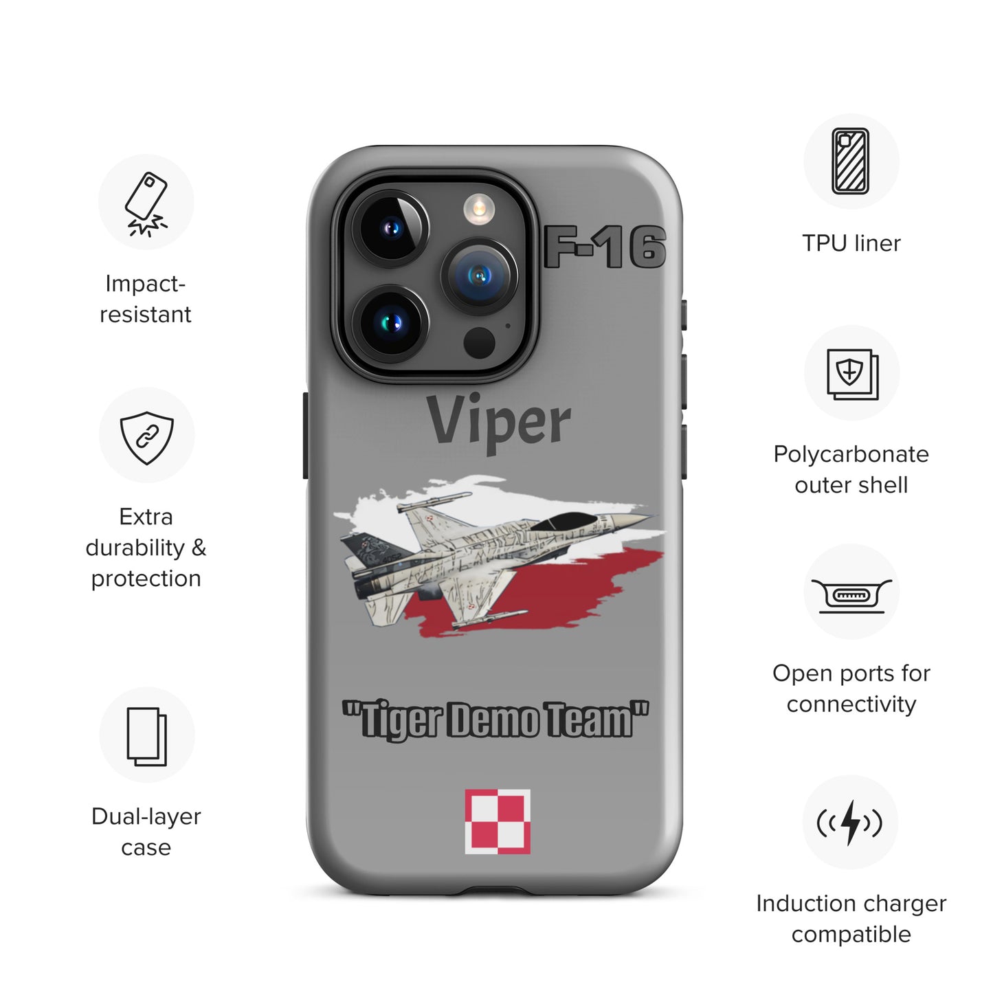 Poland Tiger Demo Team iPhone Case