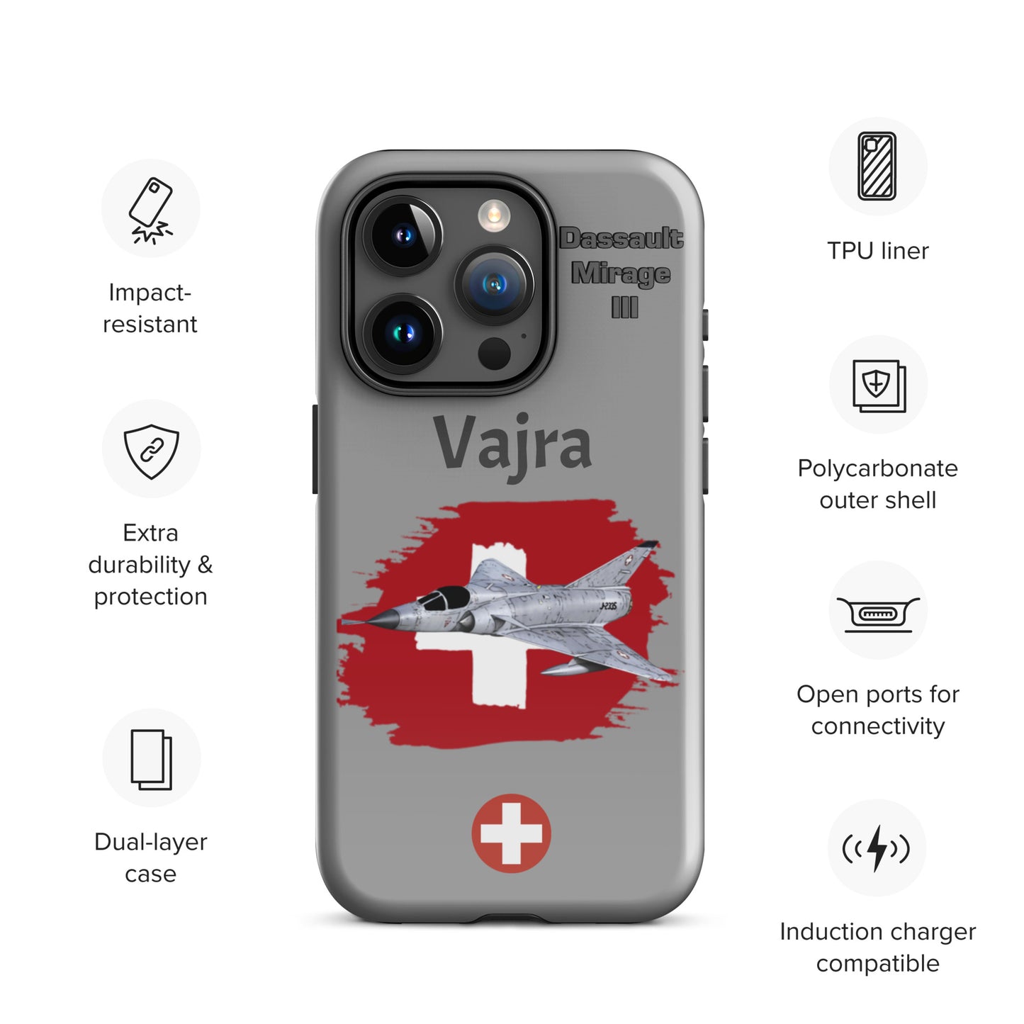 Swiss Mirage Patriot iPhone Case