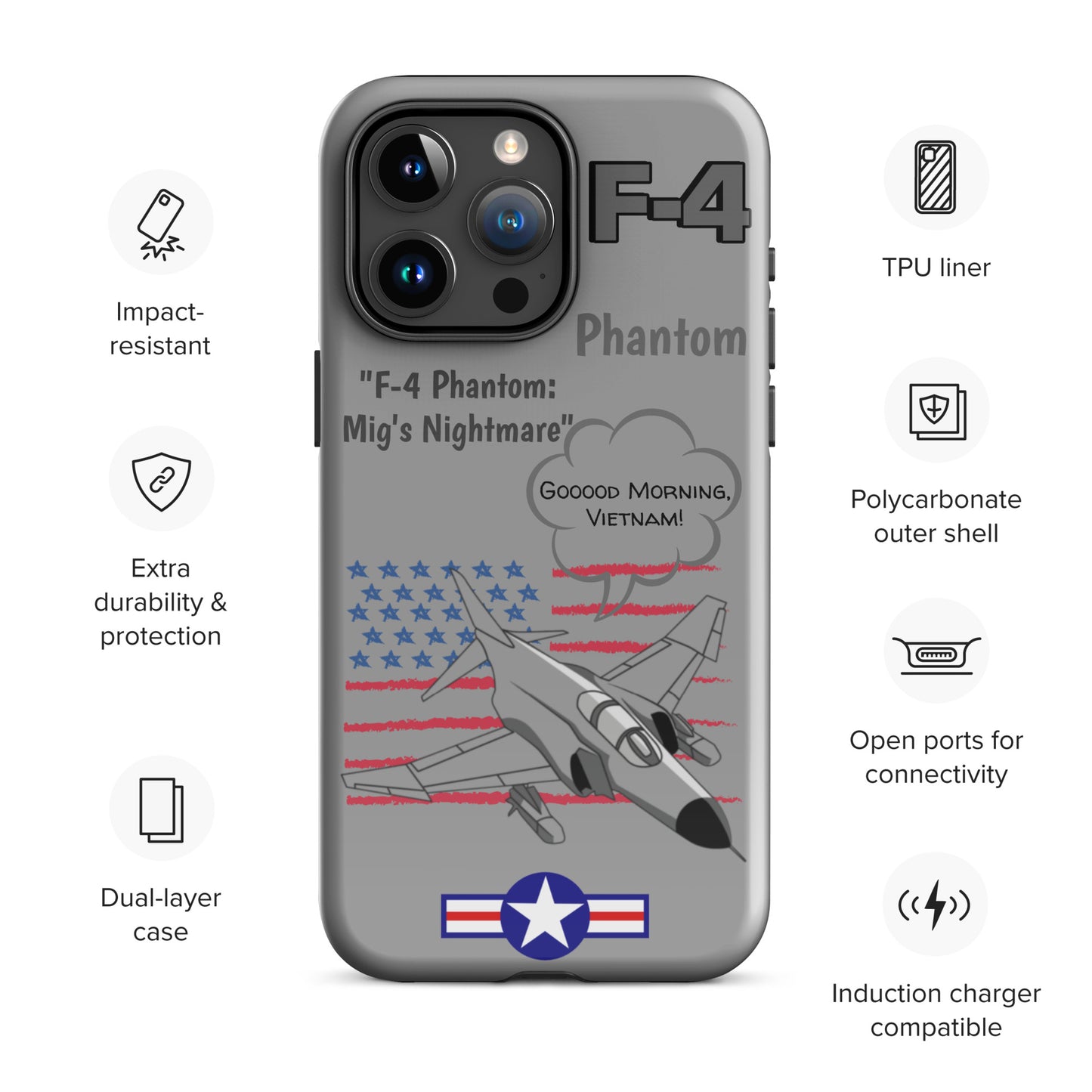Patriot Phantom iPhone Case
