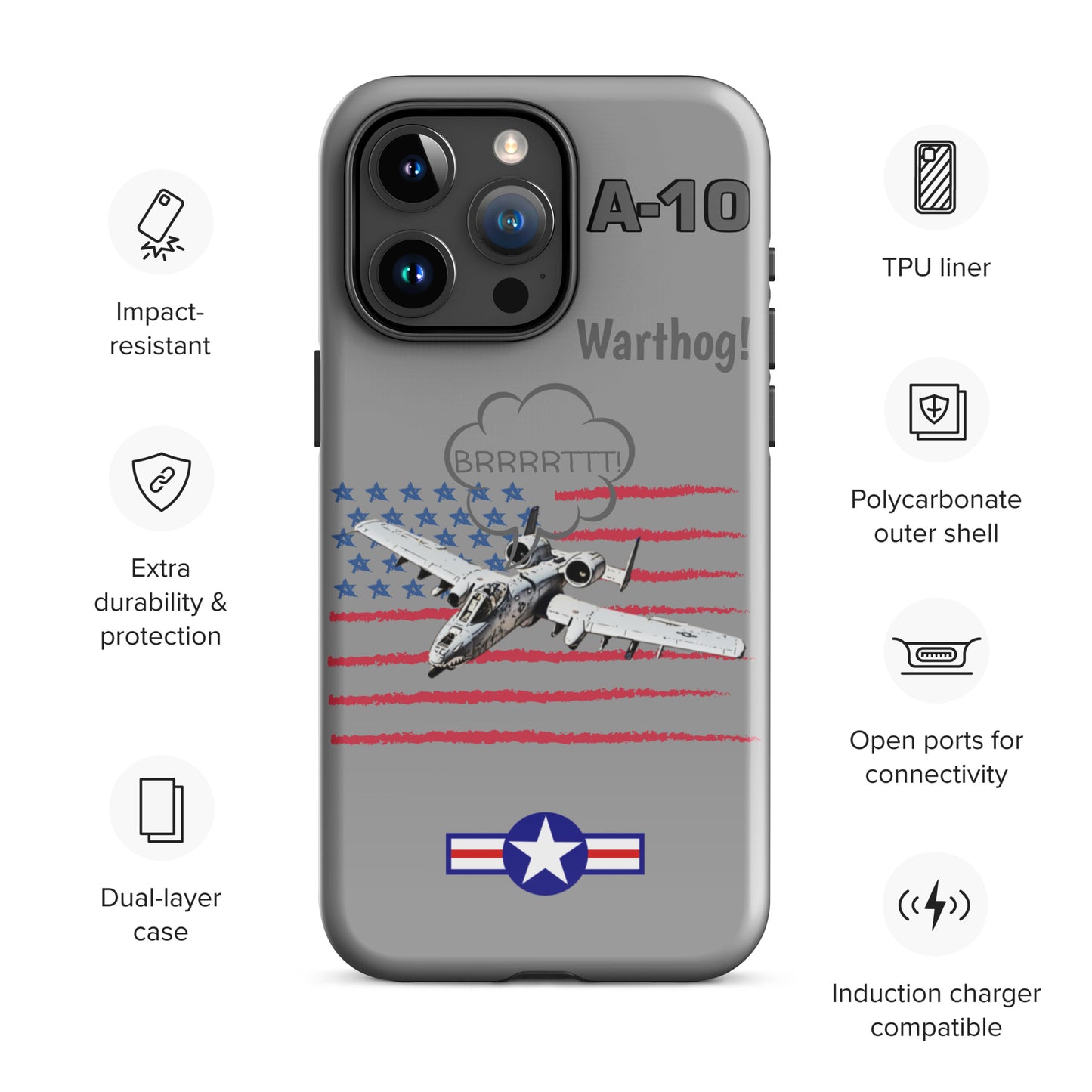 PatriotWarthog iPhone Case (Without Quotes)