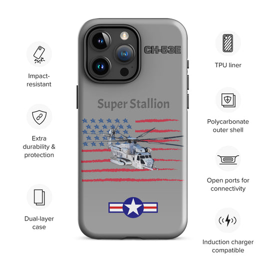 Super Stallion Patriot iPhone Case (Without Quotes)