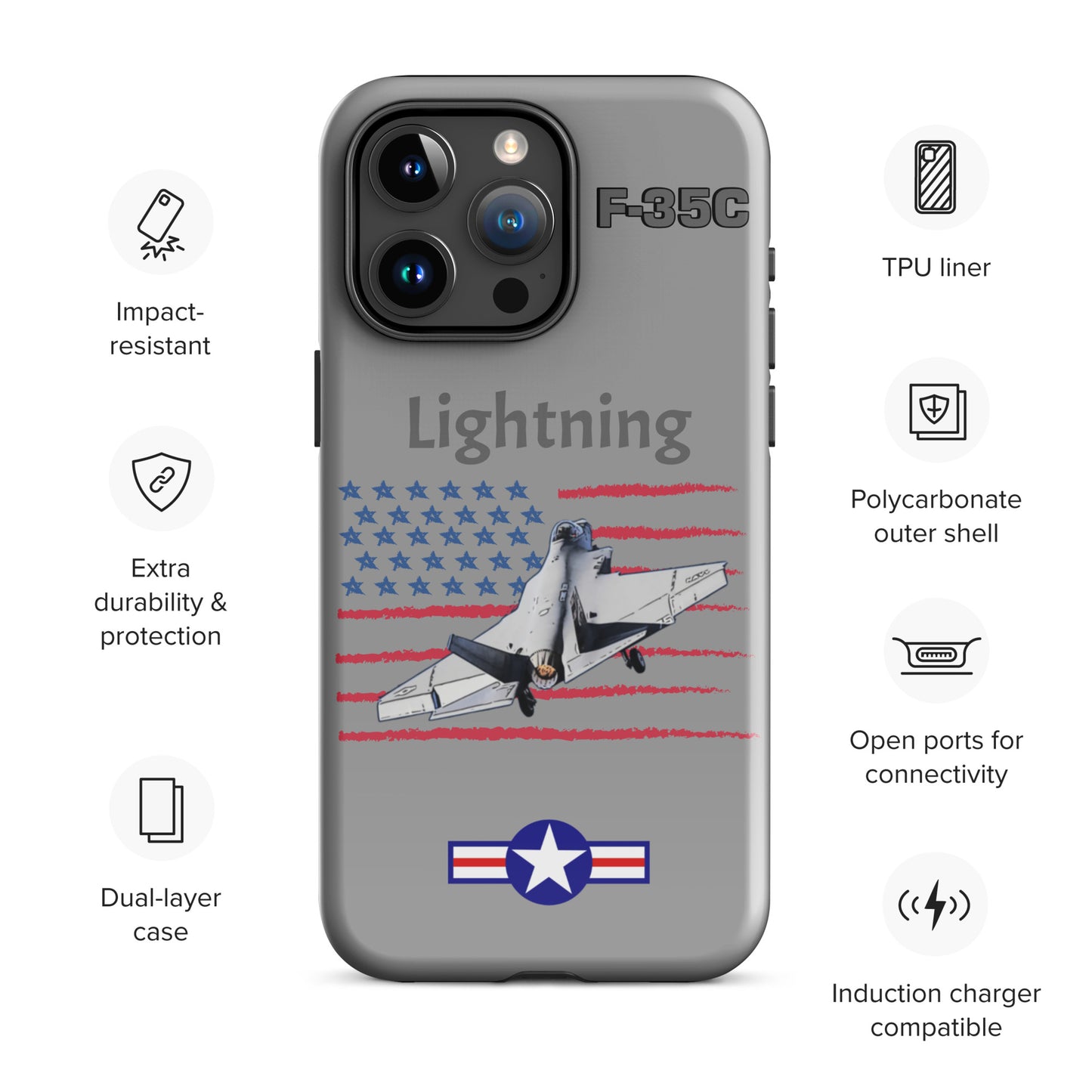 Wings Of Excellence iPhone Case (Without Quotes)