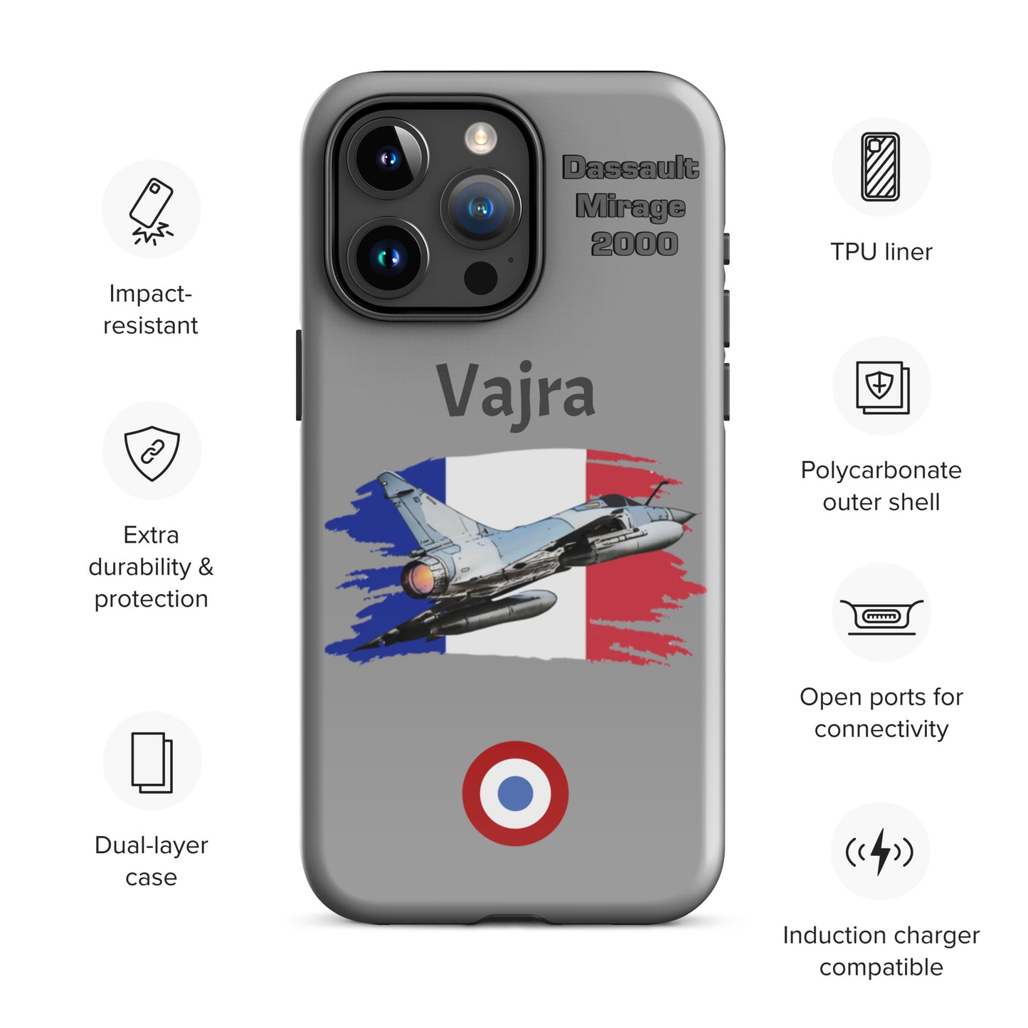 Mirage Patriot iPhone Case (Without Quotes)