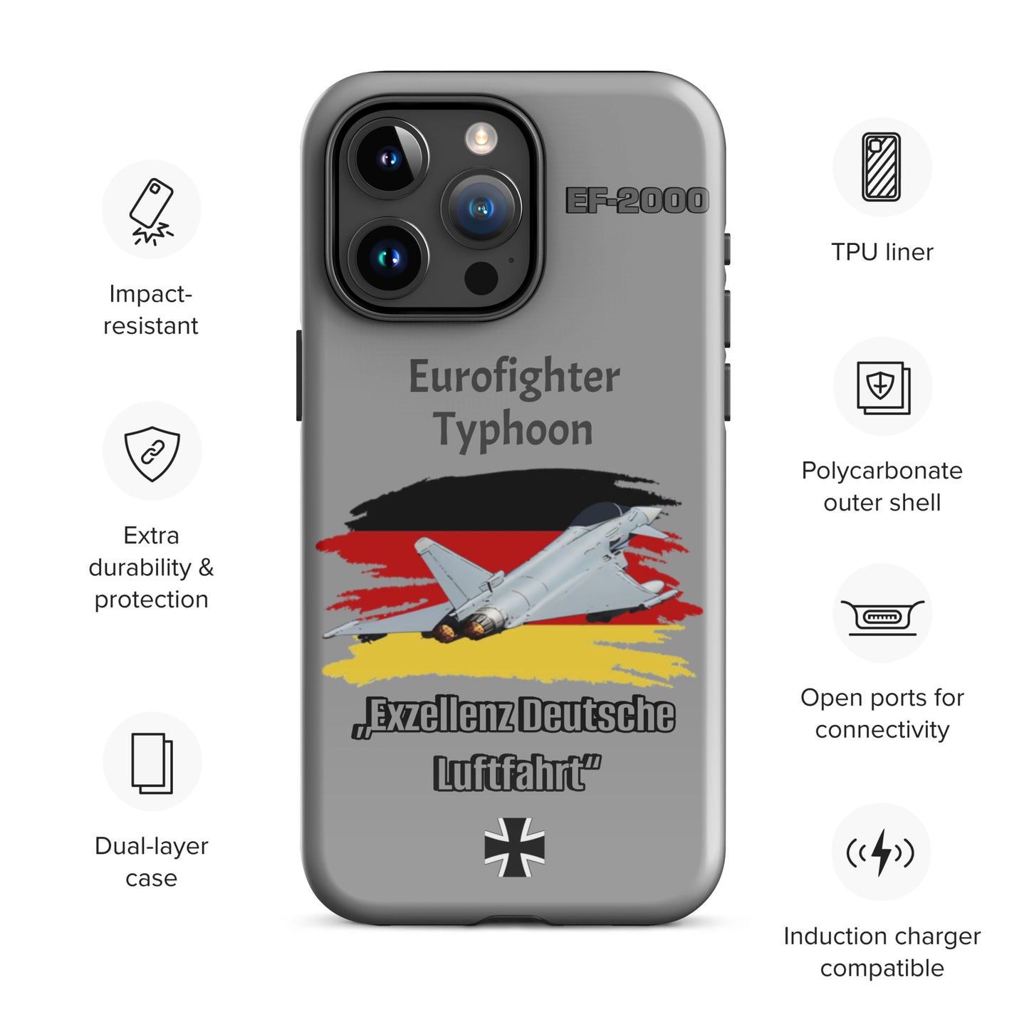 German Typhoon Patriot iPhone Case