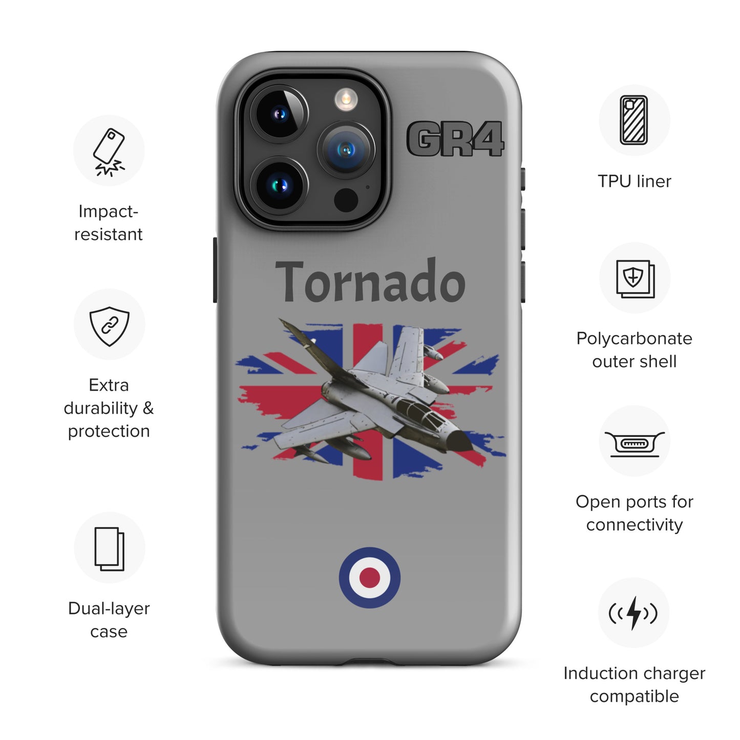 British Tornado Patriot iPhone Case (Without Quotes)