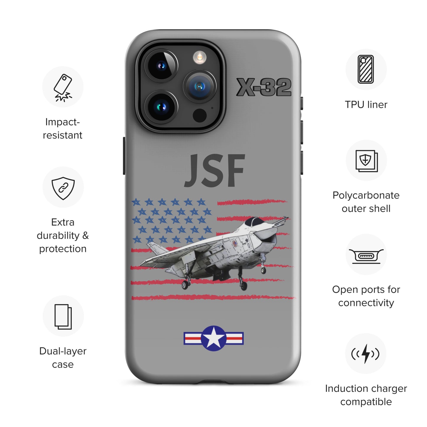 JSF Patriot iPhone Case (Without Quotes)