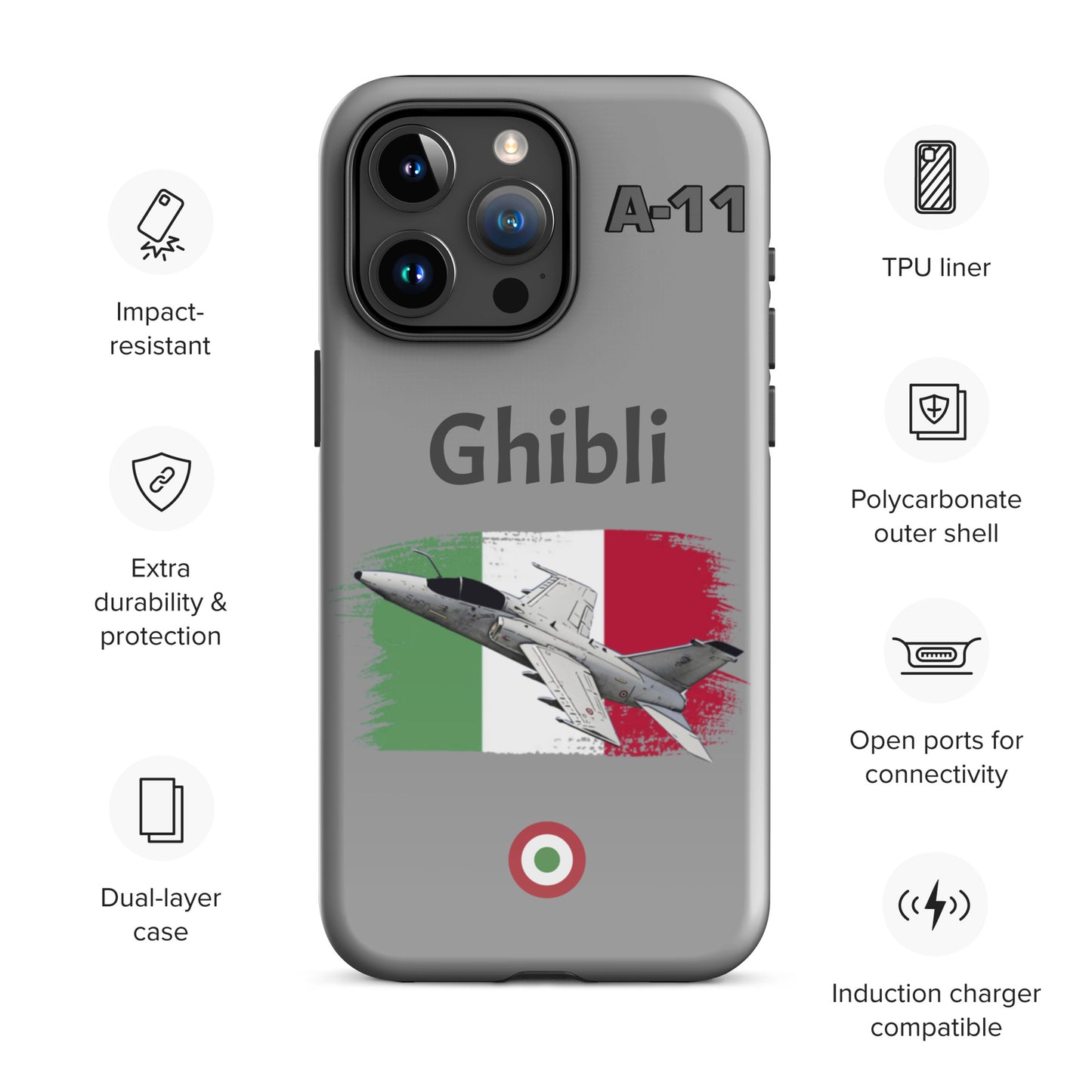 Ghibli Patriot iPhone Case (Without Quotes)