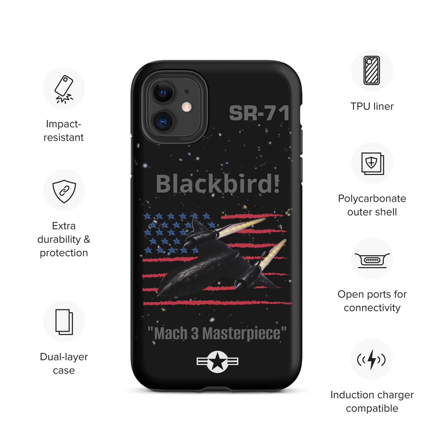 Blackbird Patriot iPhone Case