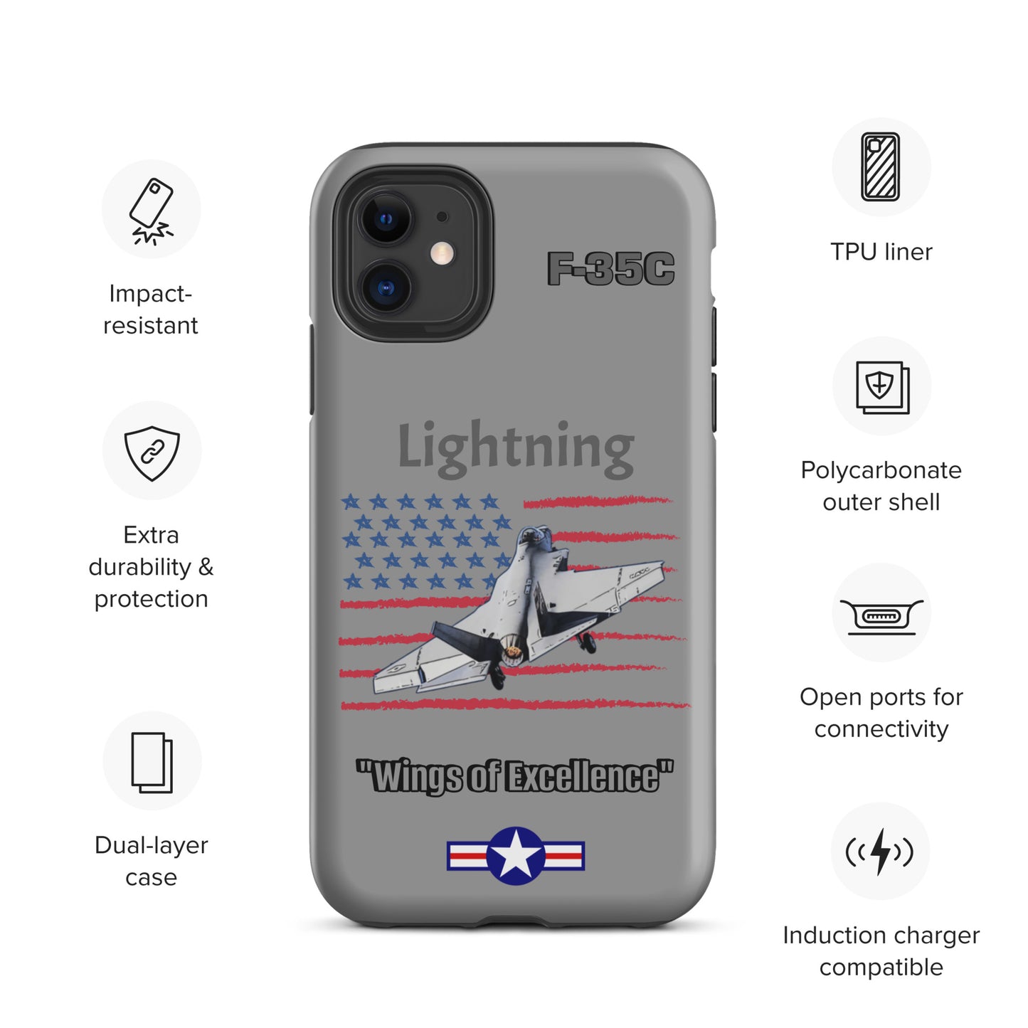 Wings Of Excellence iPhone Case