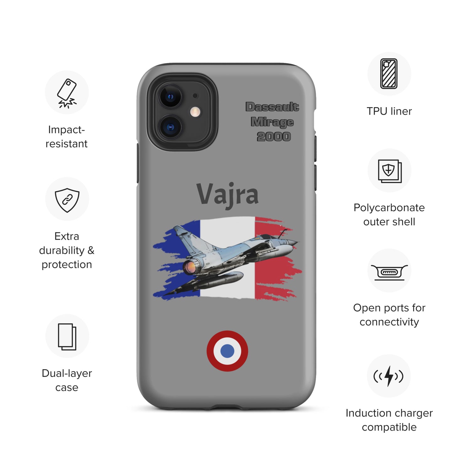 Mirage Patriot iPhone Case (Without Quotes)