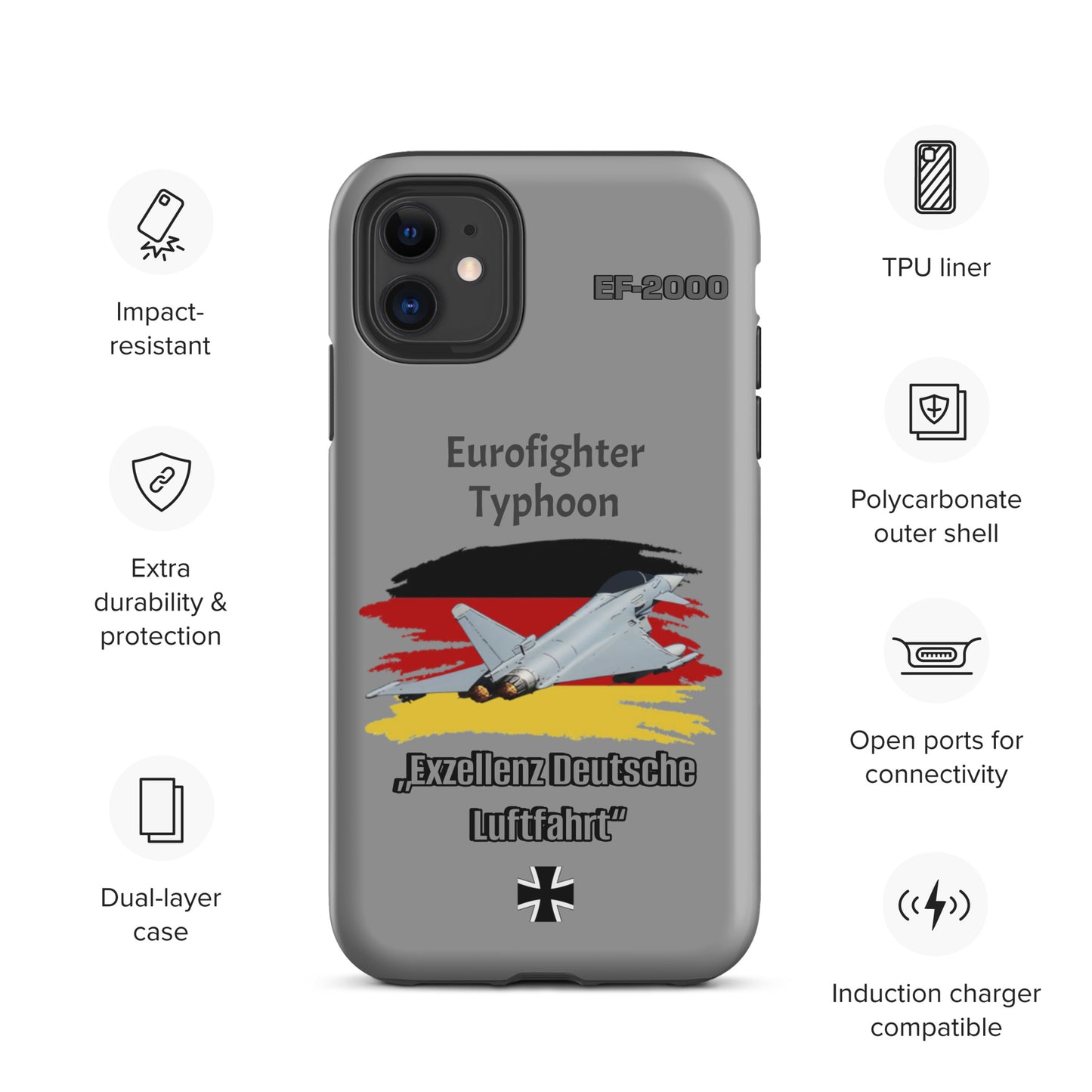 German Typhoon Patriot iPhone Case
