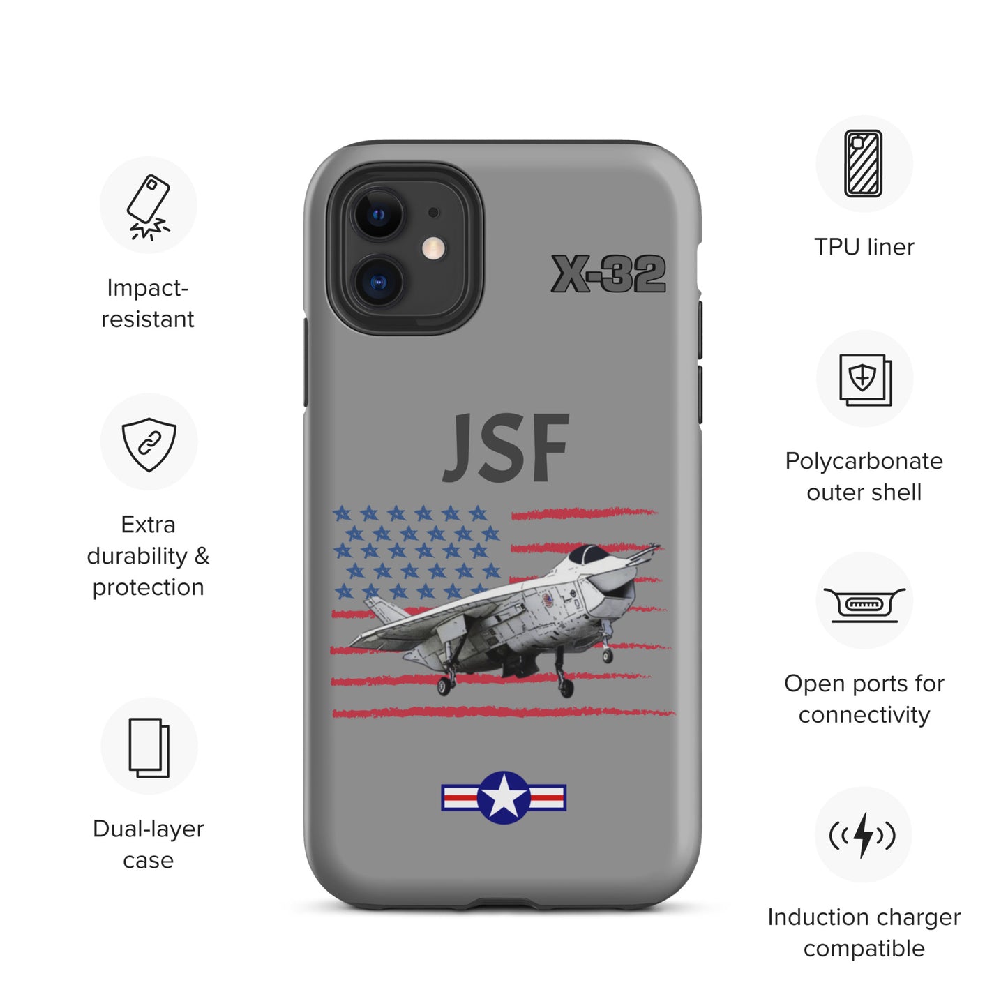 JSF Patriot iPhone Case (Without Quotes)